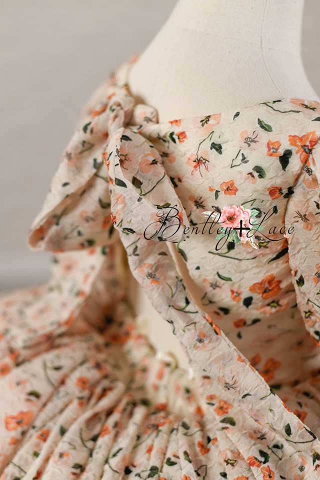 Floral Revival Ivory/Peach (6-7 year)