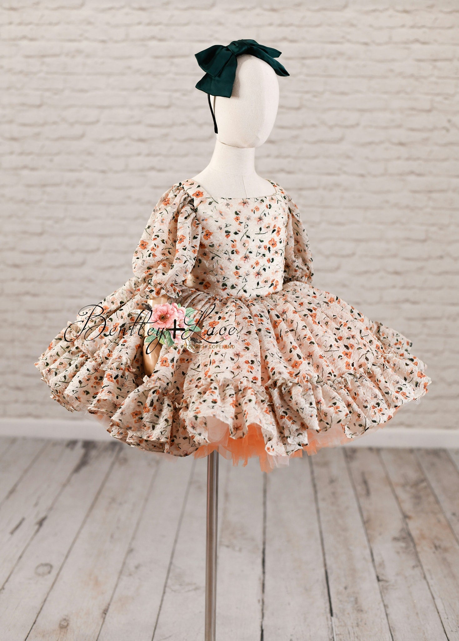 Floral Revival  Ivory/Peach (6-7 year)