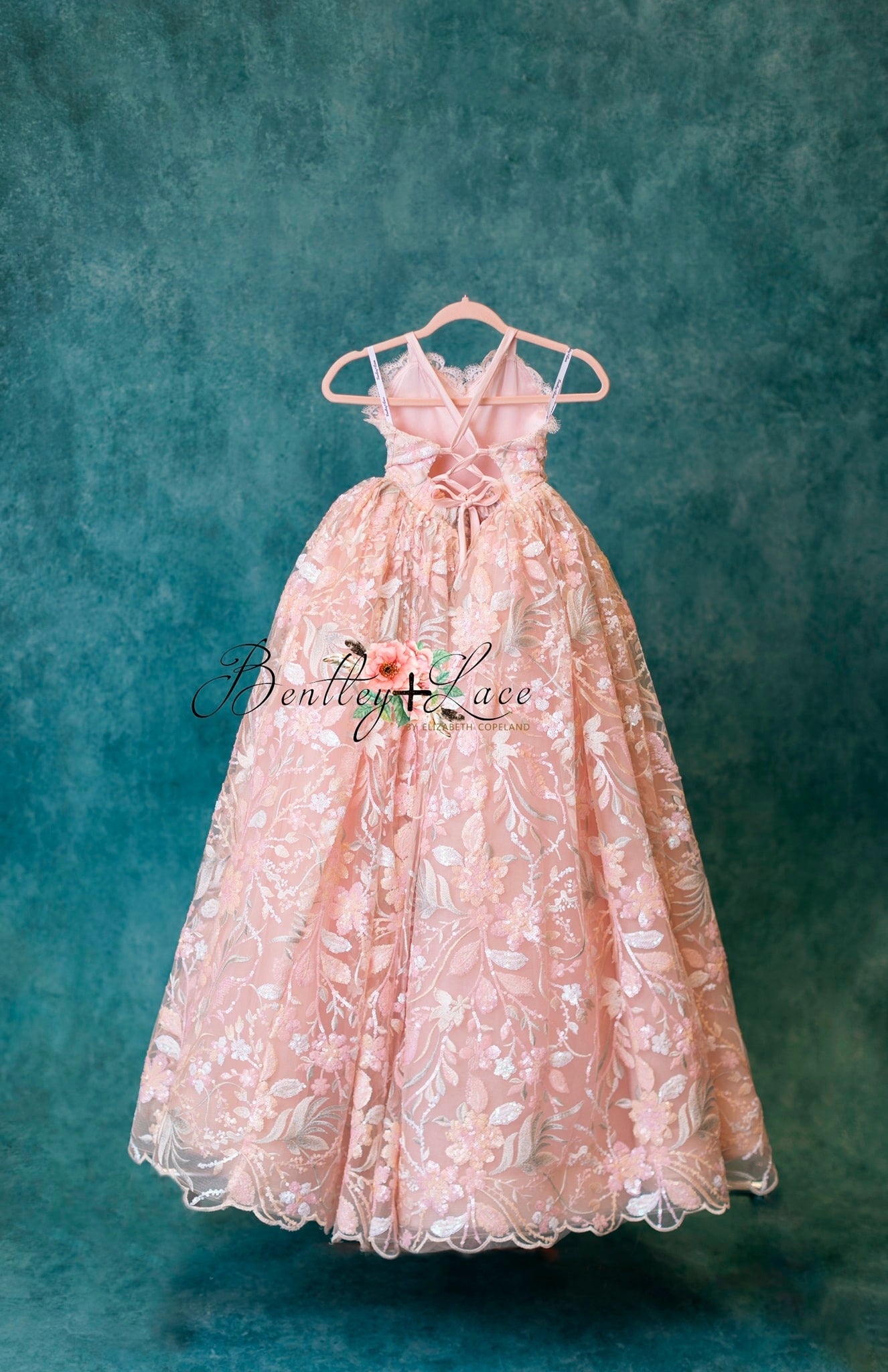"Softly lined Marley gown with a comfortable, non-itchy skirt and elastic waist, perfect for all-day wear."