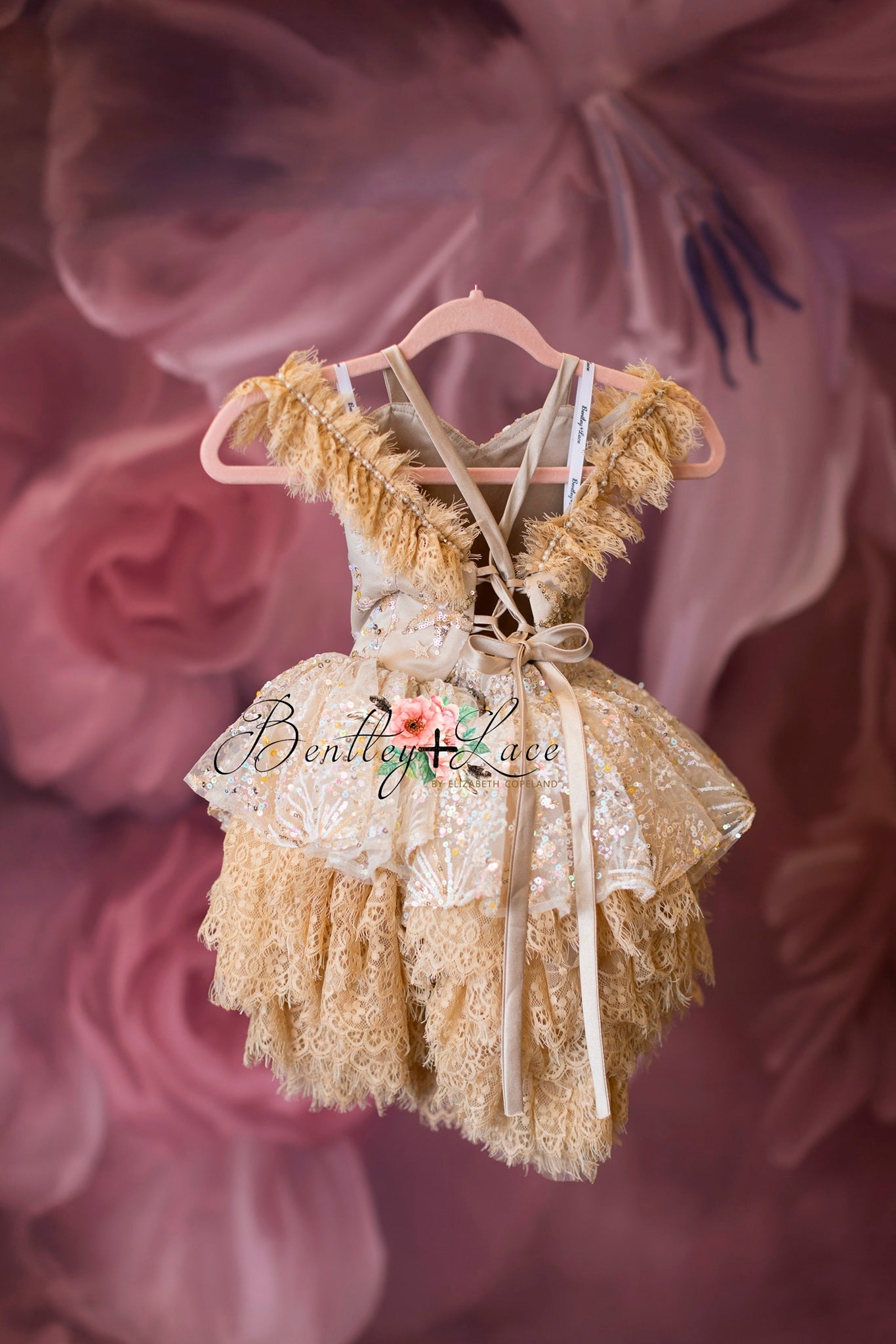 "Nassau" - Stars Toddler vintage petal Length ( 4 Year - 5 Year)