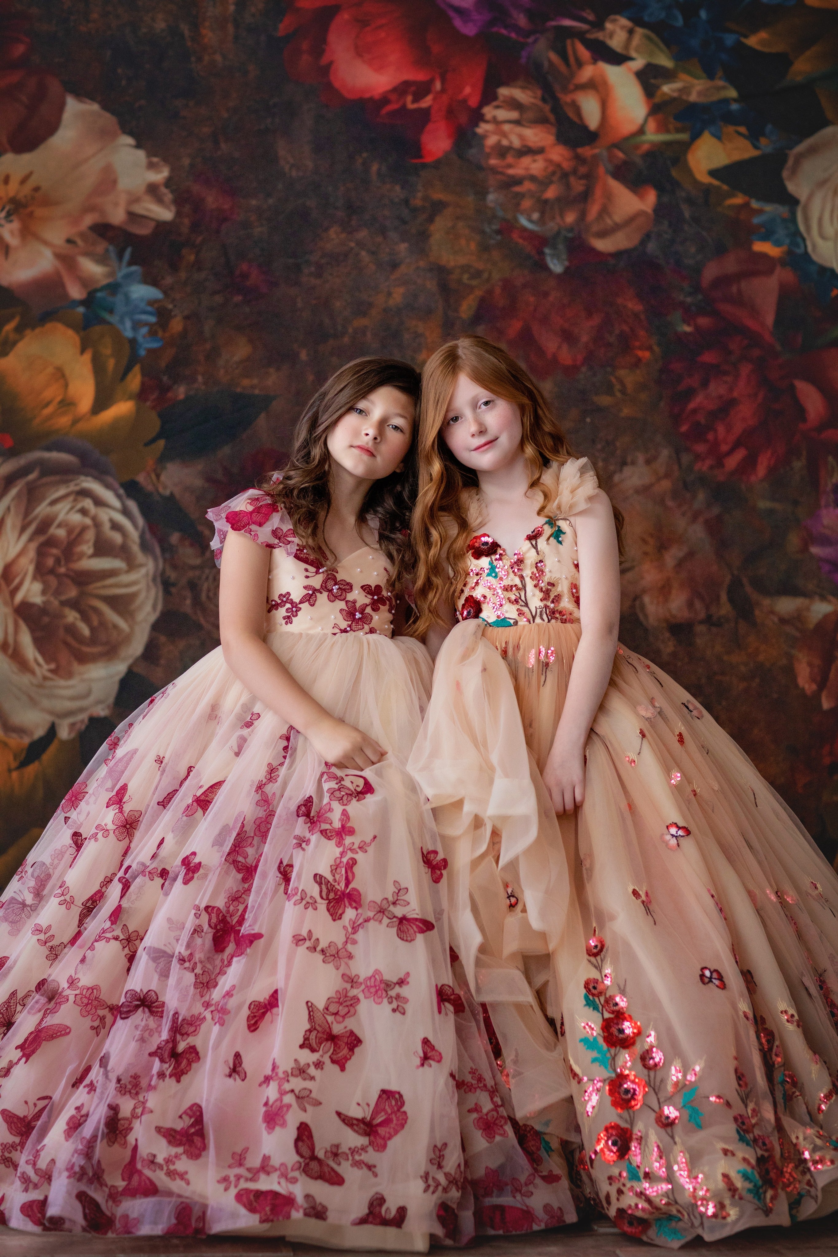 Butterfly Song Gown- select your silhouette Floor Length Gown Editorial Dress, Couture Gown, Special Occasion Dress