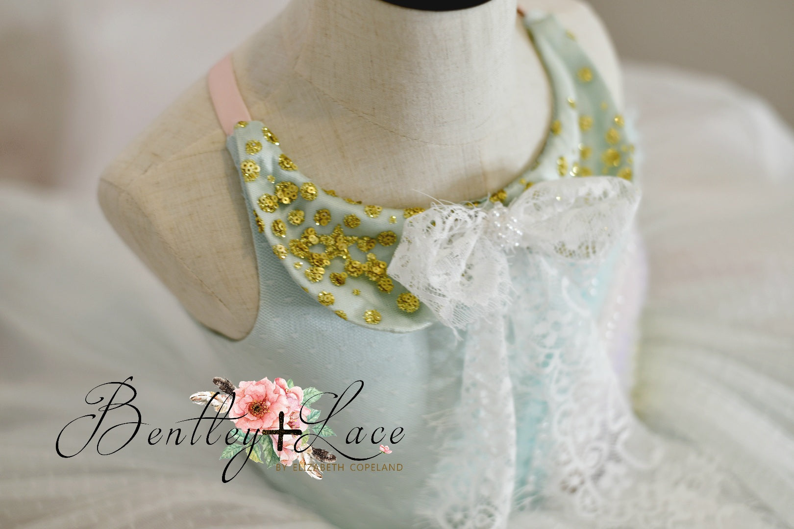 Euc retired rental Petal "Rainbow Dreaming in Pastel" Petal Length Dress (4 Year-Petite 5 Year)