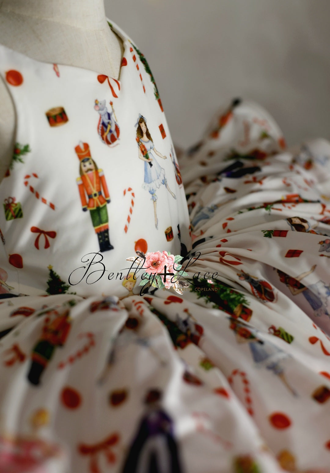 Retired rental euc Baby couture rental dress: "Nutcracker Dreams" -Petal Length Dress ( 4 Year - Petite 5 Year)