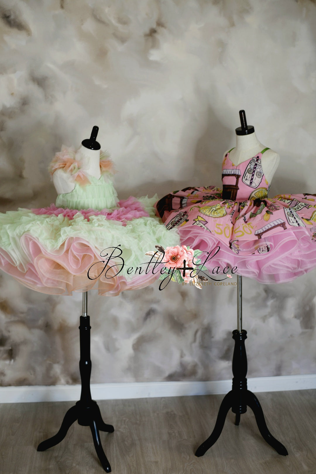 New "Sherbet Whimsy" - Petal Length Dress (5 Year-Petite 6 Year)