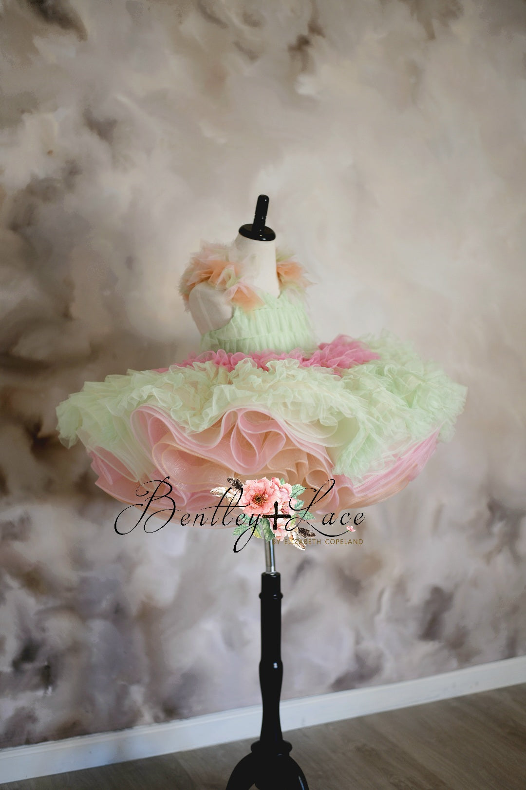 New "Sherbet Whimsy" - Petal Length Dress (5 Year-Petite 6 Year)