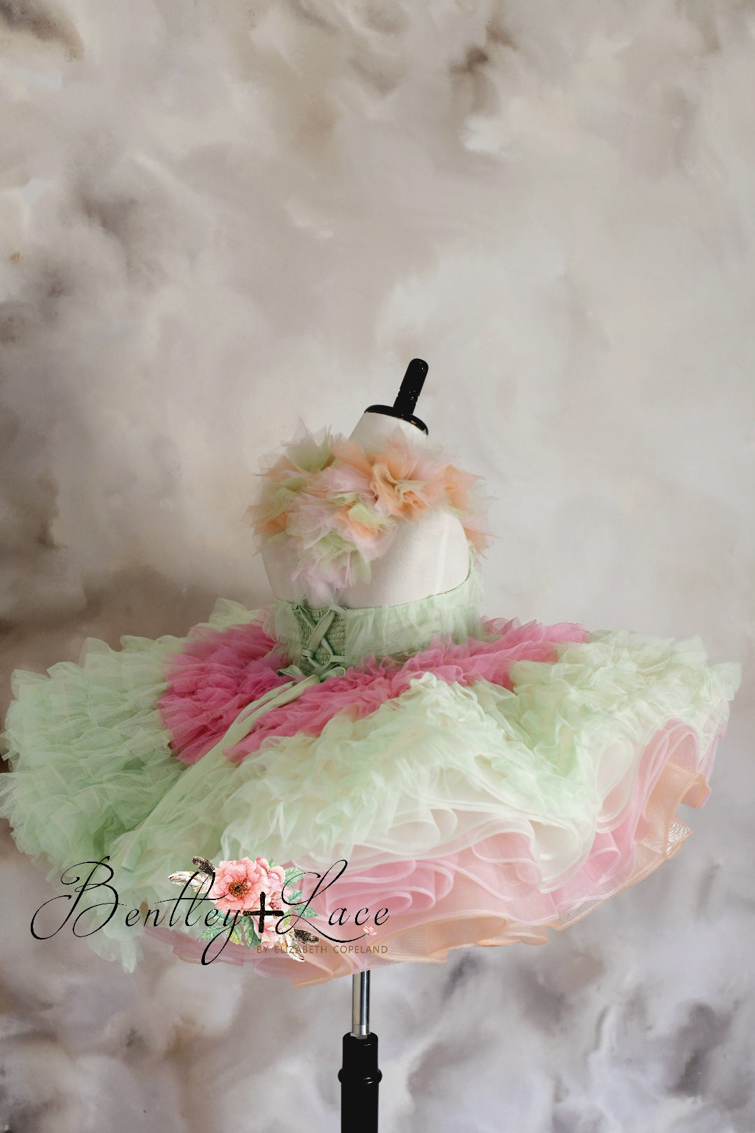 New "Sherbet Whimsy" - Petal Length Dress (5 Year-Petite 6 Year)