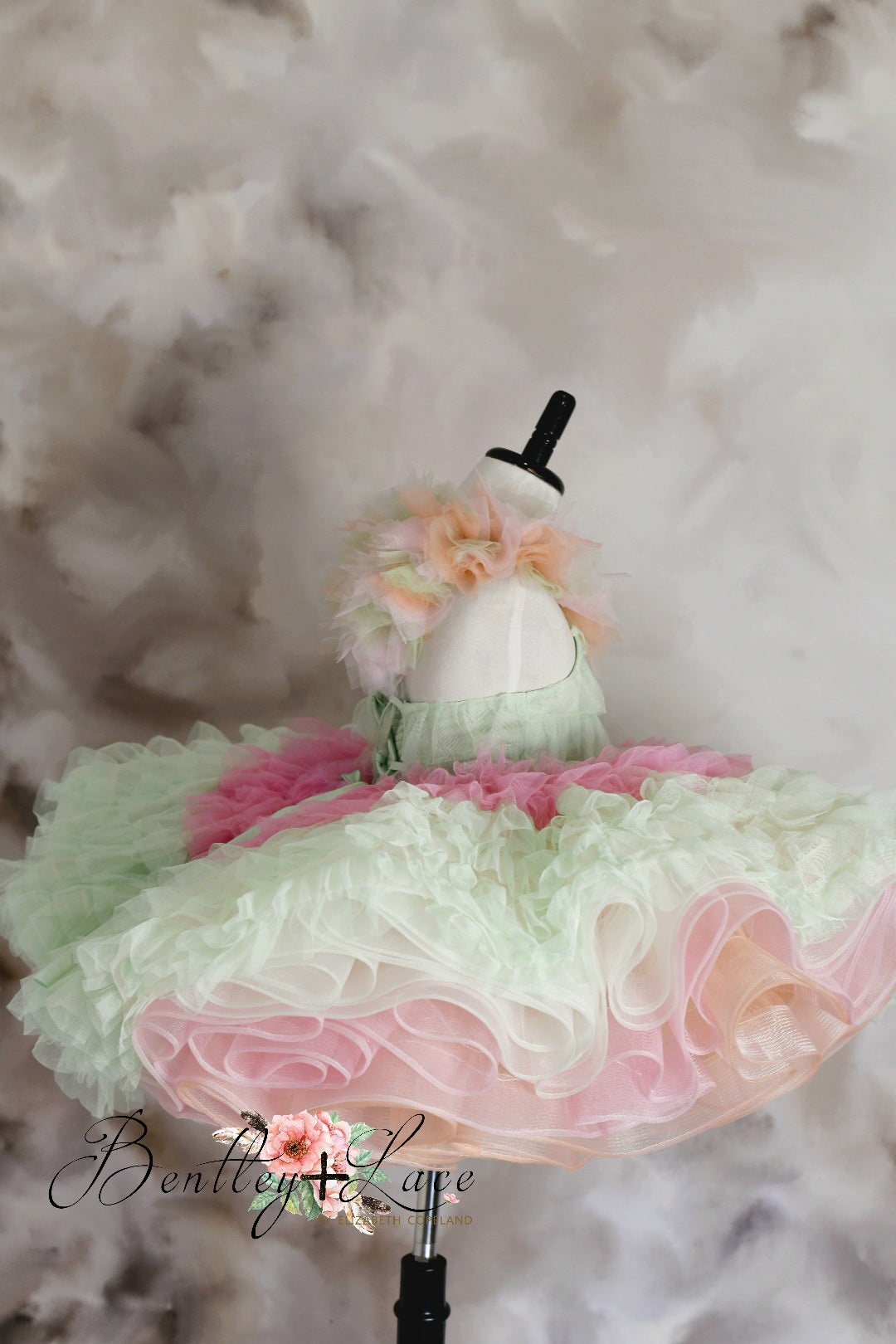 New "Sherbet Whimsy" - Petal Length Dress (5 Year-Petite 6 Year)