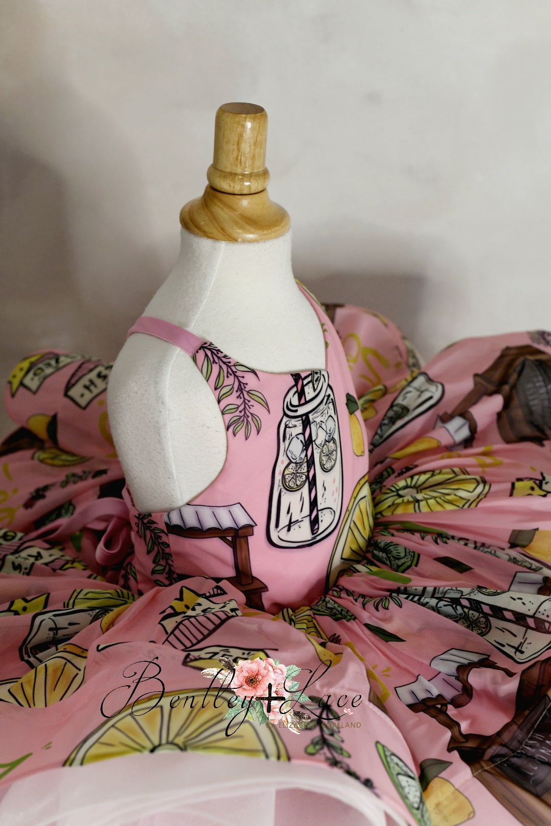 Retired rental euc Petal "Lemon Squeeze" Petal Length Dress (4 Year-Petite 5 Year)