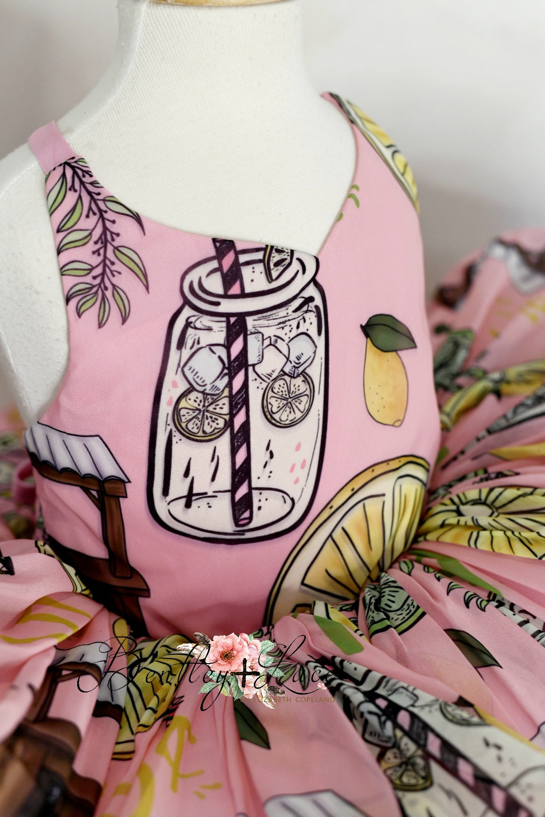 Retired rental euc Petal "Lemon Squeeze" Petal Length Dress (4 Year-Petite 5 Year)