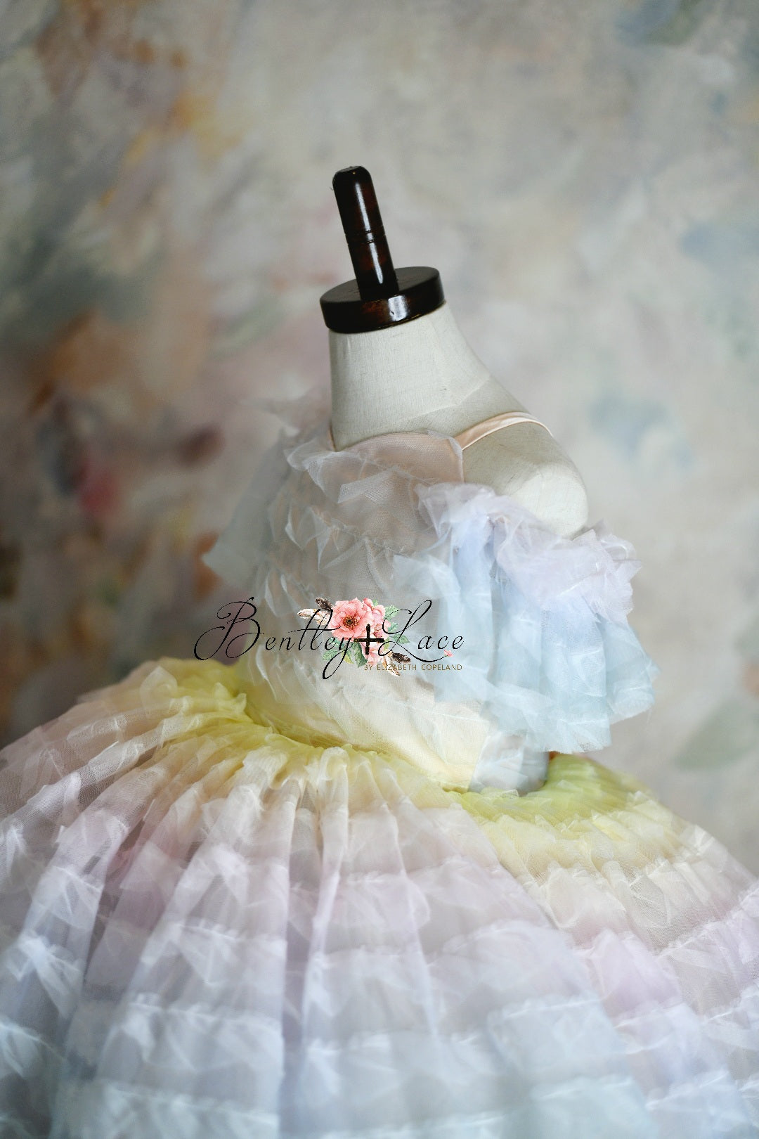 LEILA "Ruffled Rainbow" - High Low Dress ( 6 Year - Petite 9 Year)