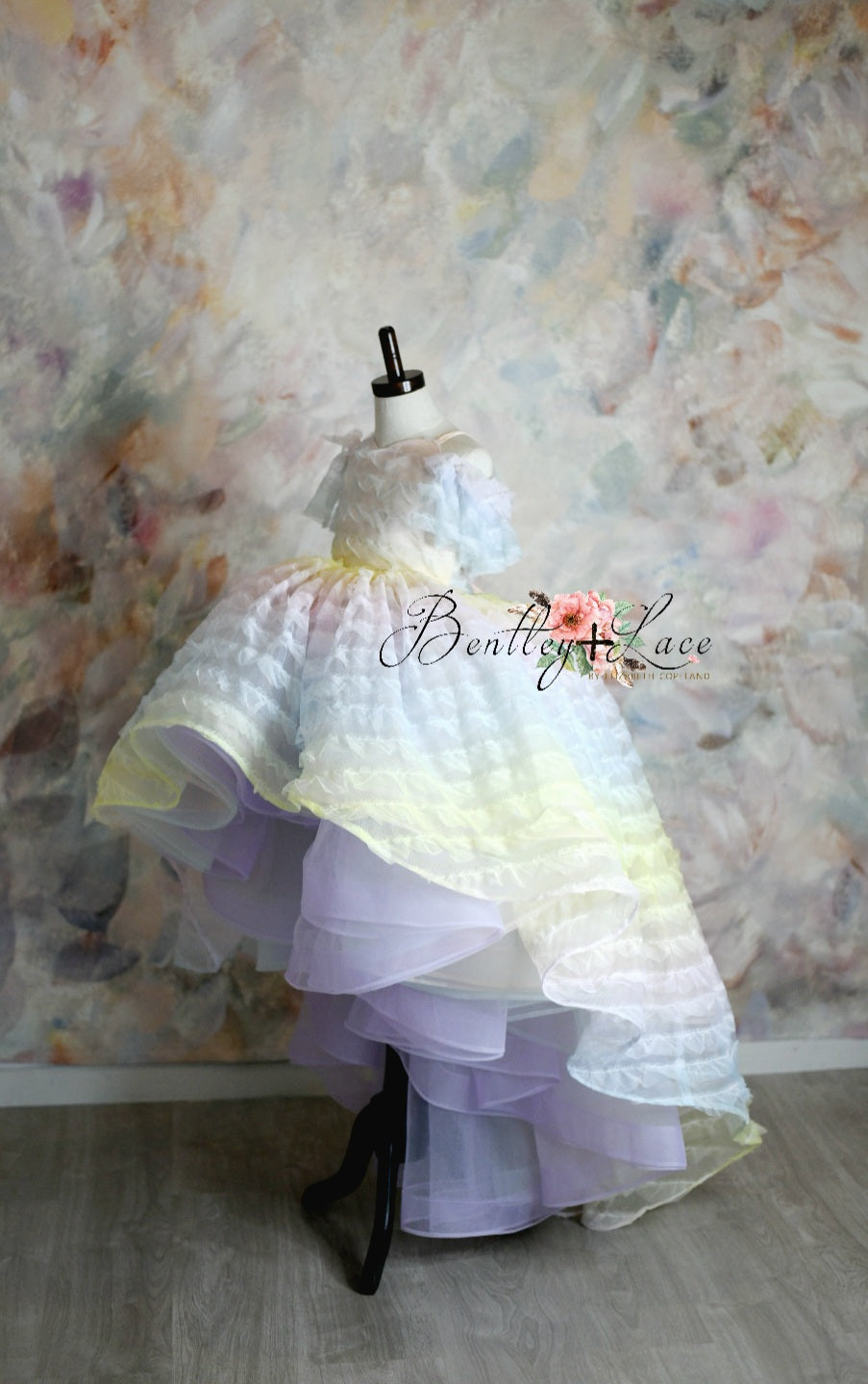 LEILA "Ruffled Rainbow" - High Low Dress ( 6 Year - Petite 9 Year)