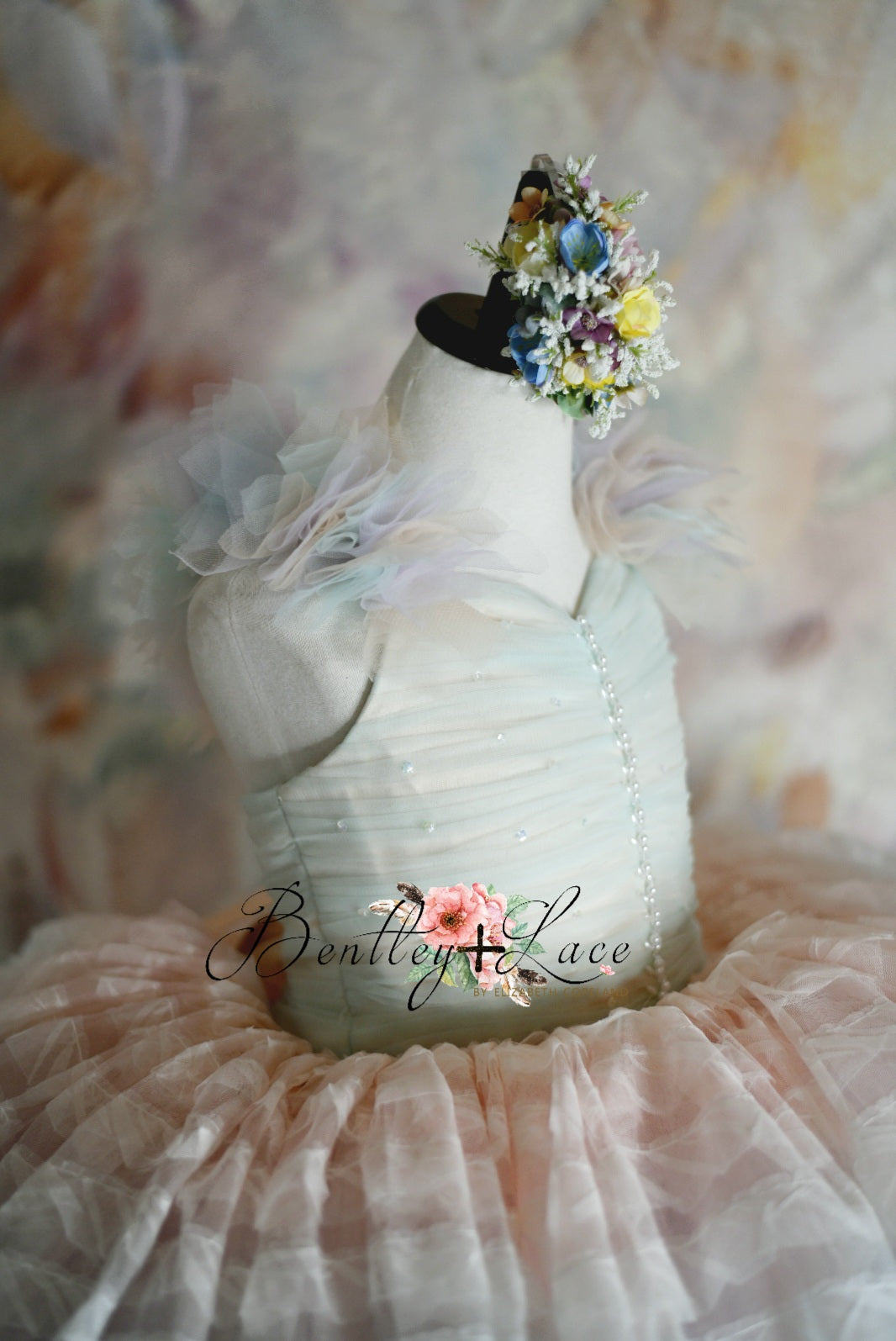 LEILA "Ruffled Rainbow" - Petal Dress ( 6 Year - Petite 7 Year)