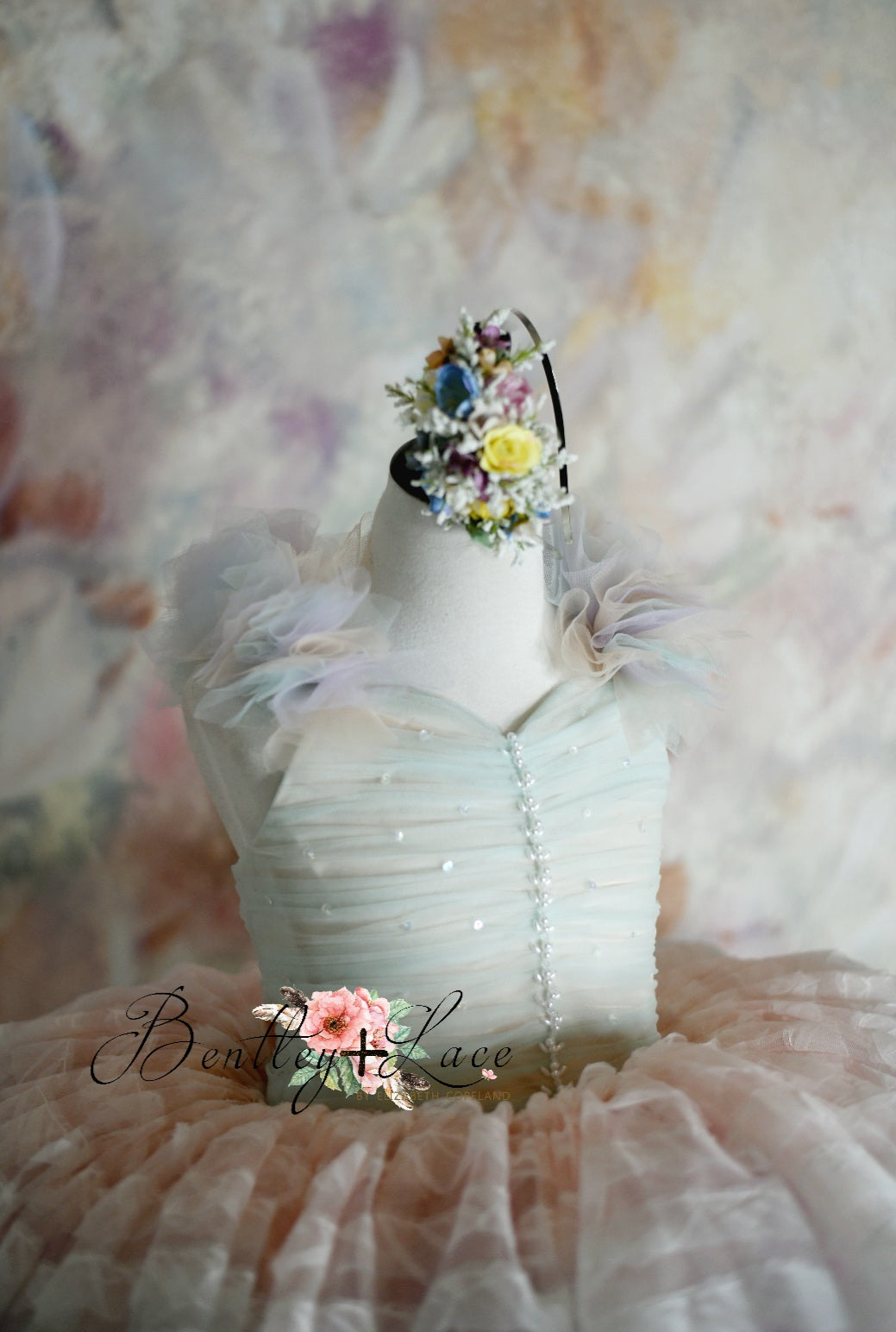 LEILA "Ruffled Rainbow" - Petal Dress ( 6 Year - Petite 7 Year)