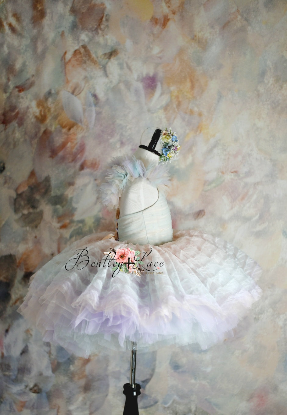 LEILA "Ruffled Rainbow" - Petal Dress ( 6 Year - Petite 7 Year)