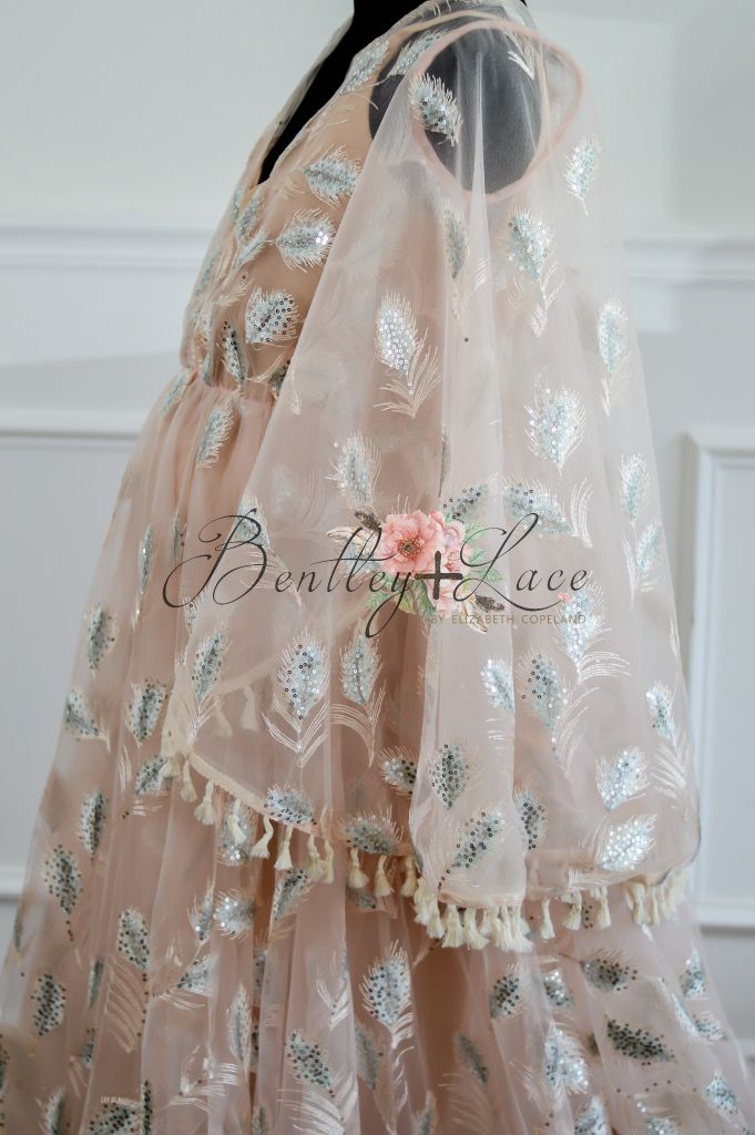 Retired Rental EUC Claire Bohemian Inspired gown (Teen/Adult) Maternity & non Maternity friendly