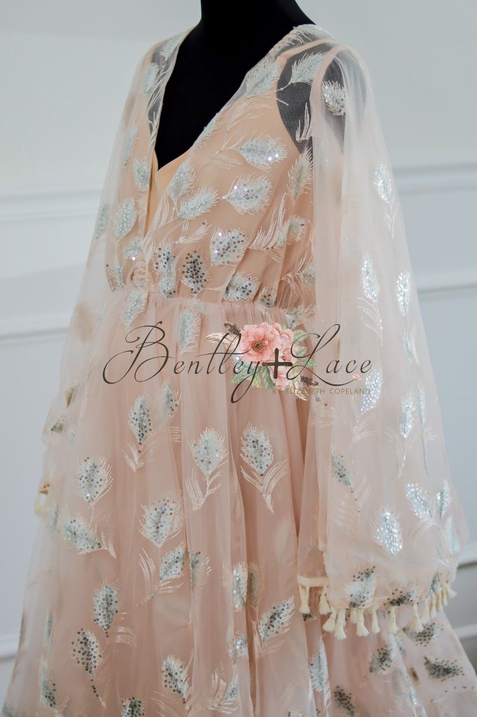 Retired Rental EUC Claire Bohemian Inspired gown (Teen/Adult) Maternity & non Maternity friendly