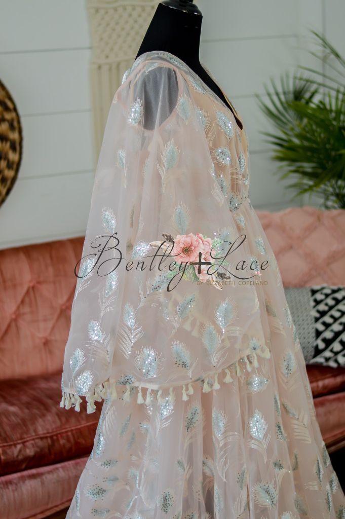 Retired Rental EUC Claire Bohemian Inspired gown (Teen/Adult) Maternity & non Maternity friendly