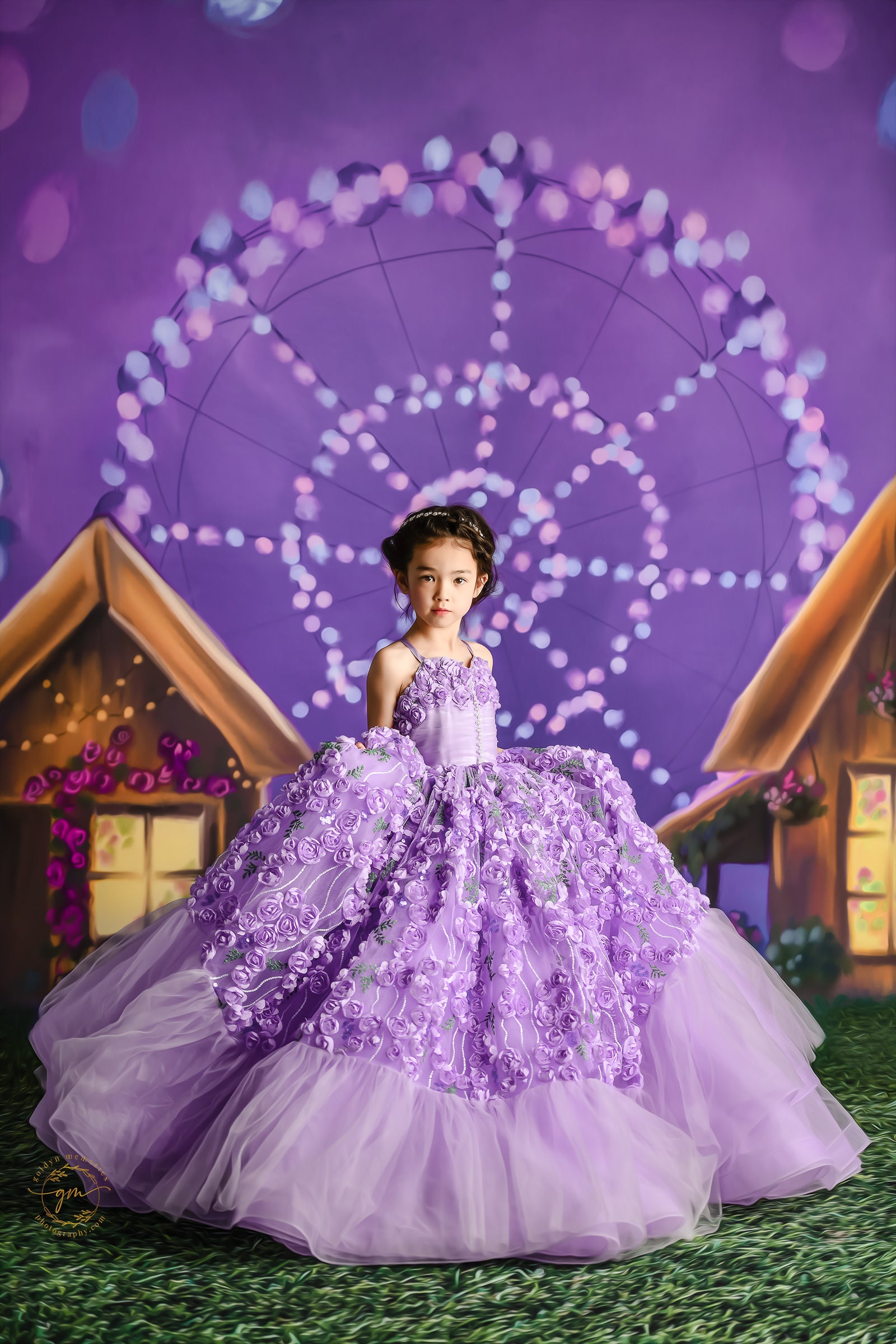 Eva- Floor Length Dress ( 5 Year - Petite 6 Year)
