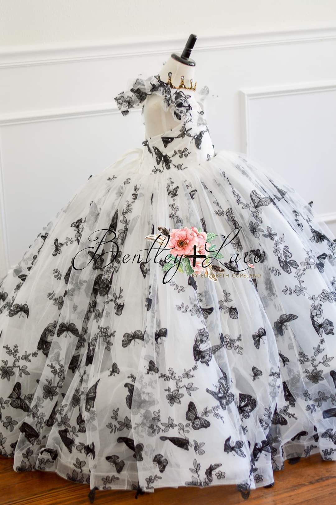 Butterfly Song Gown- select your silhouette Floor Length Gown Editorial Dress, Couture Gown, Special Occasion Dress