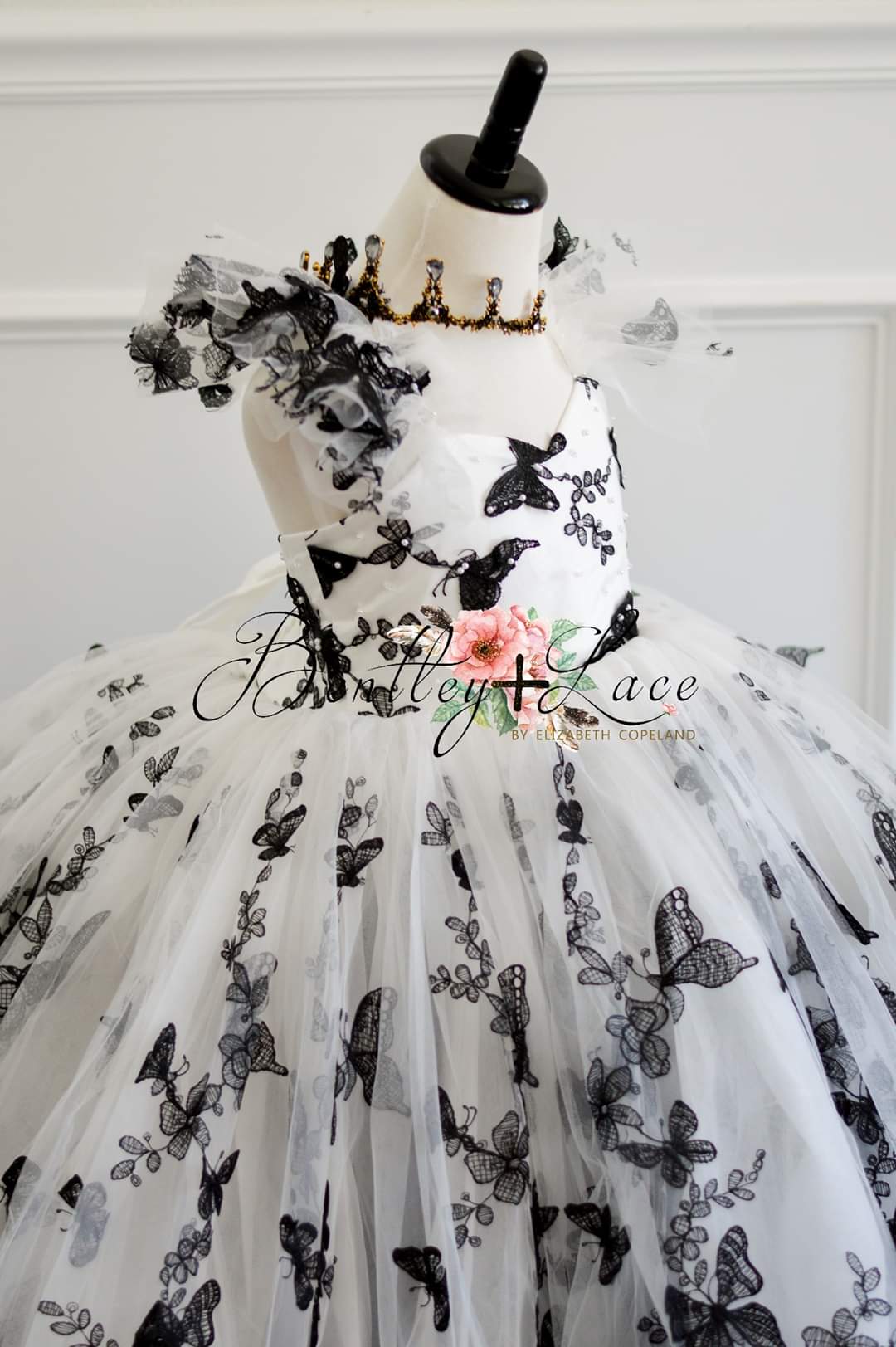 Butterfly Song Gown- select your silhouette Floor Length Gown Editorial Dress, Couture Gown, Special Occasion Dress