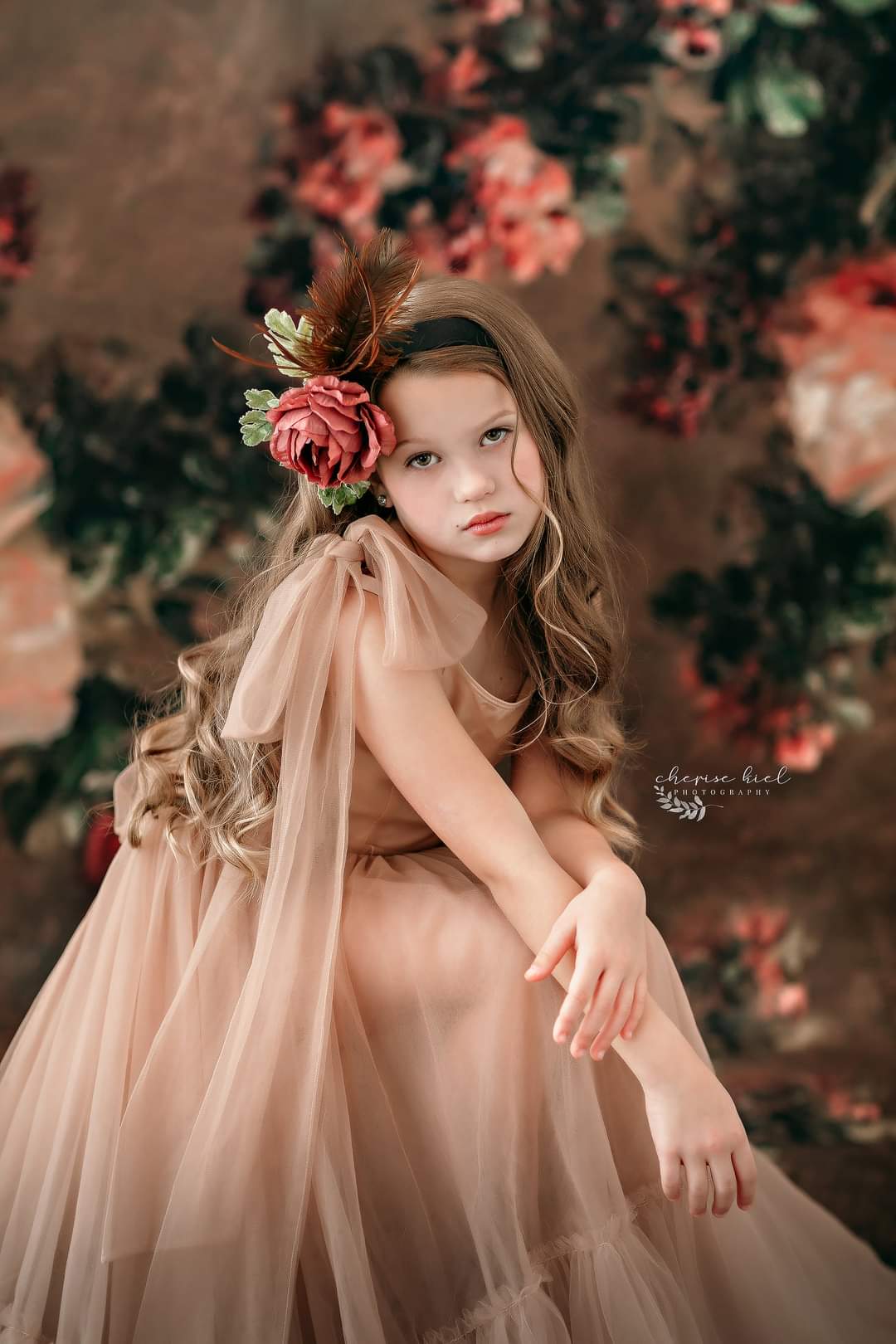 NEW "Hillary" - Nude - Beautiful boho inspired gown - (6 - 11 YEAR)