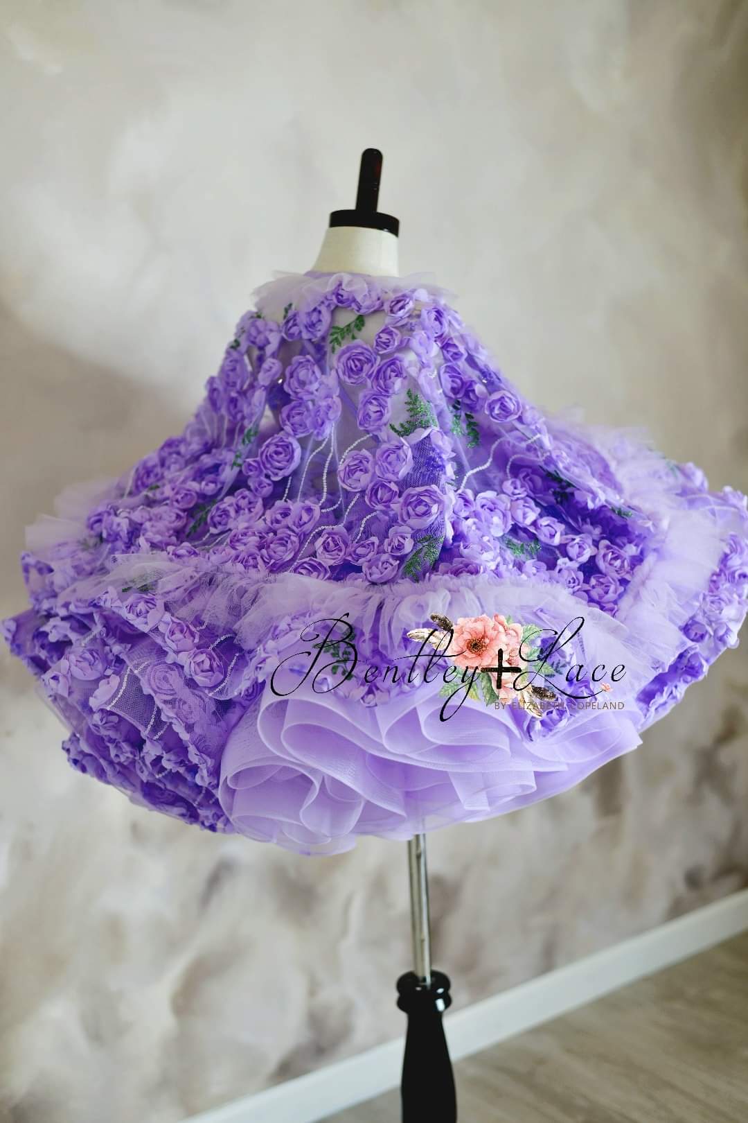 Petal "Eva" Petal Length Dress+ Cape (4 Year-Petite 5 Year)