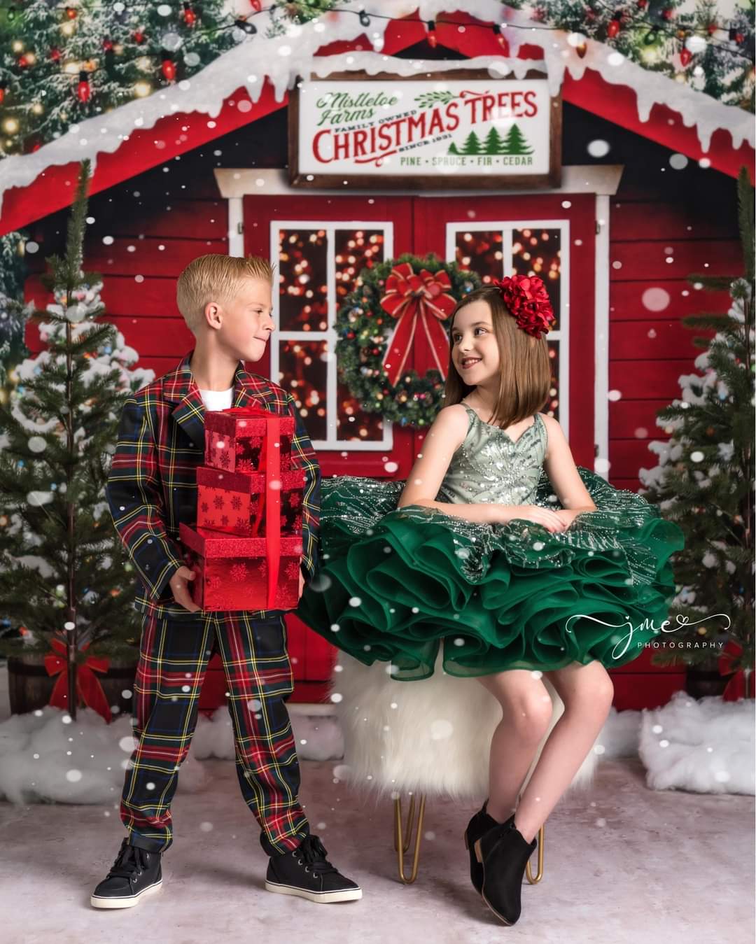 "Darling Plaid" Suit Set | Stylish Suit for 6 Years to Petite 7 Years