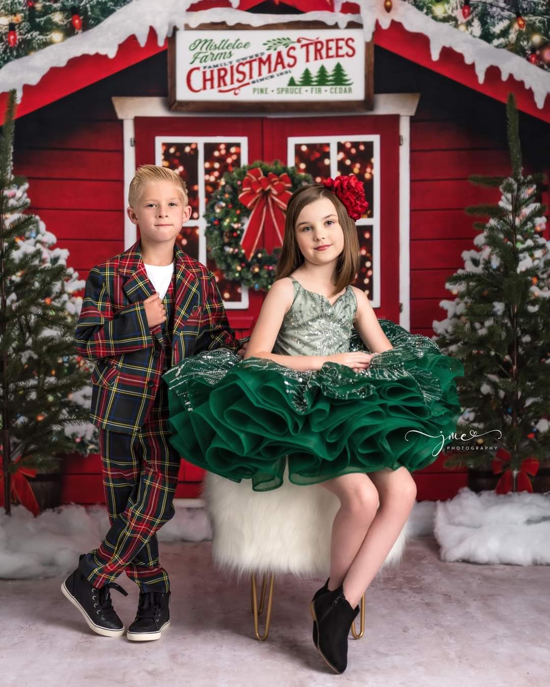 "Darling Plaid" Suit Set | Stylish Suit for 6 Years to Petite 7 Years