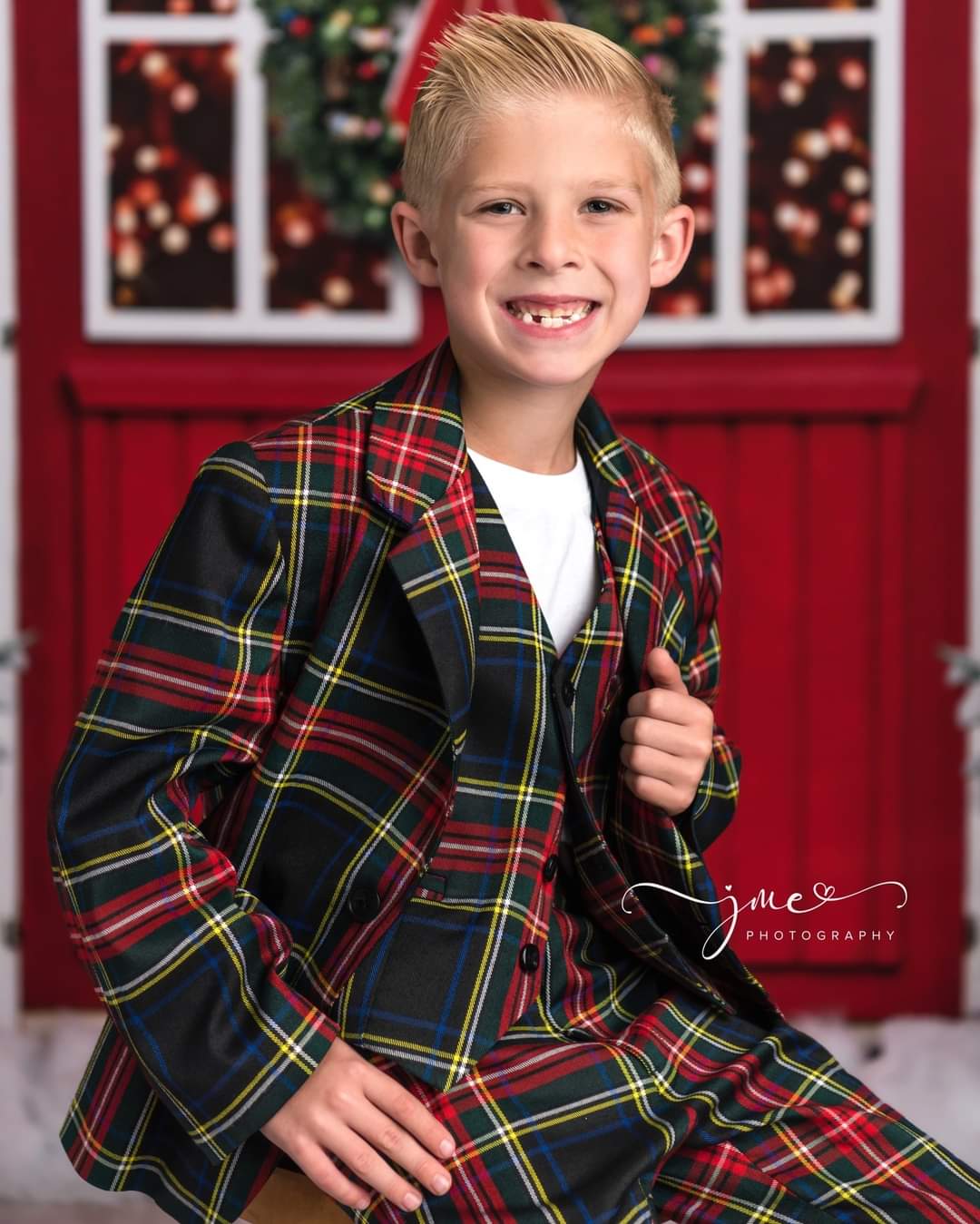 "Darling Plaid" Suit Set | Stylish Suit for 6 Years to Petite 7 Years
