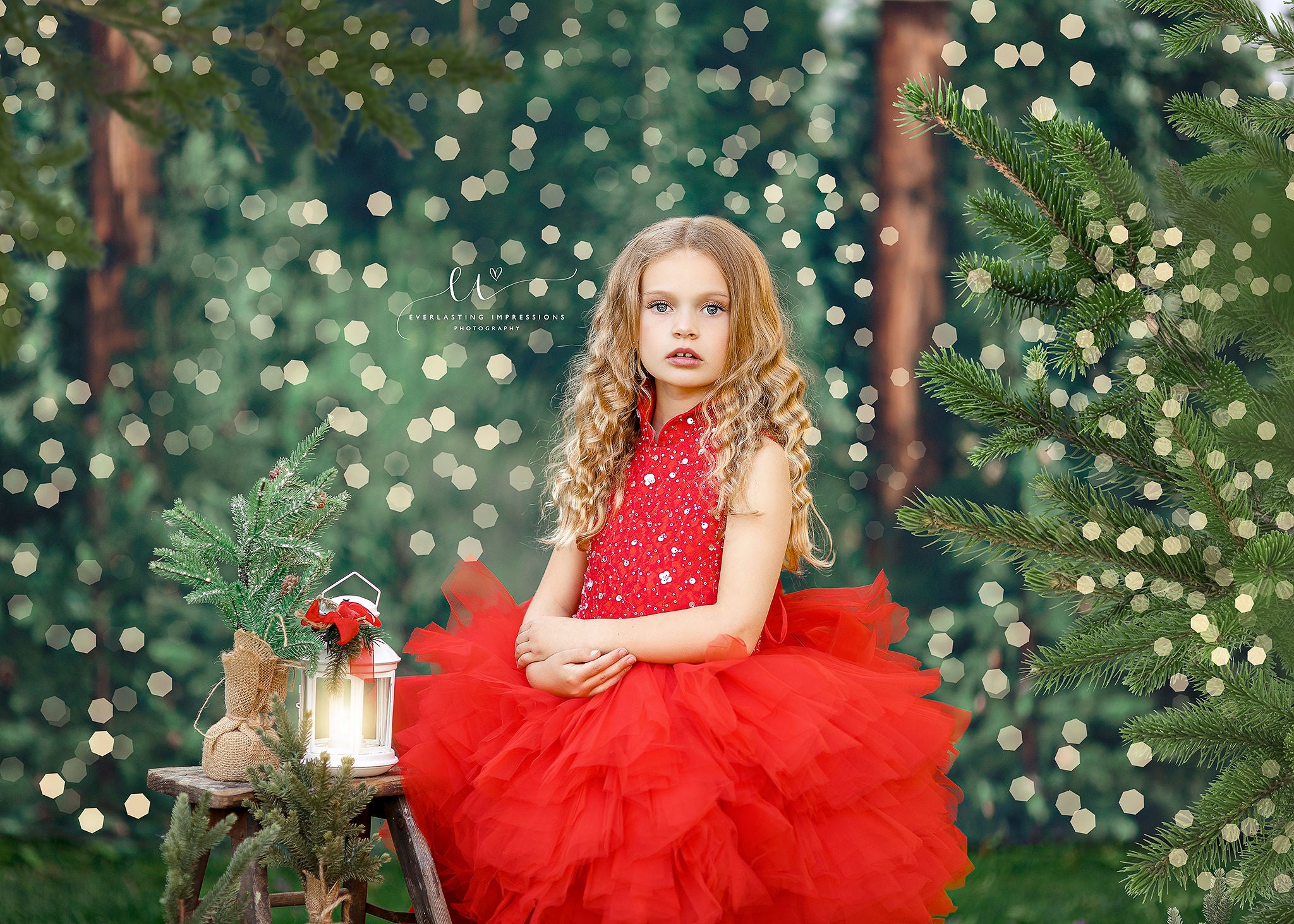 NEW "Poise" in Red- Petal Length Dress (5 Year-Petite 7 Year)