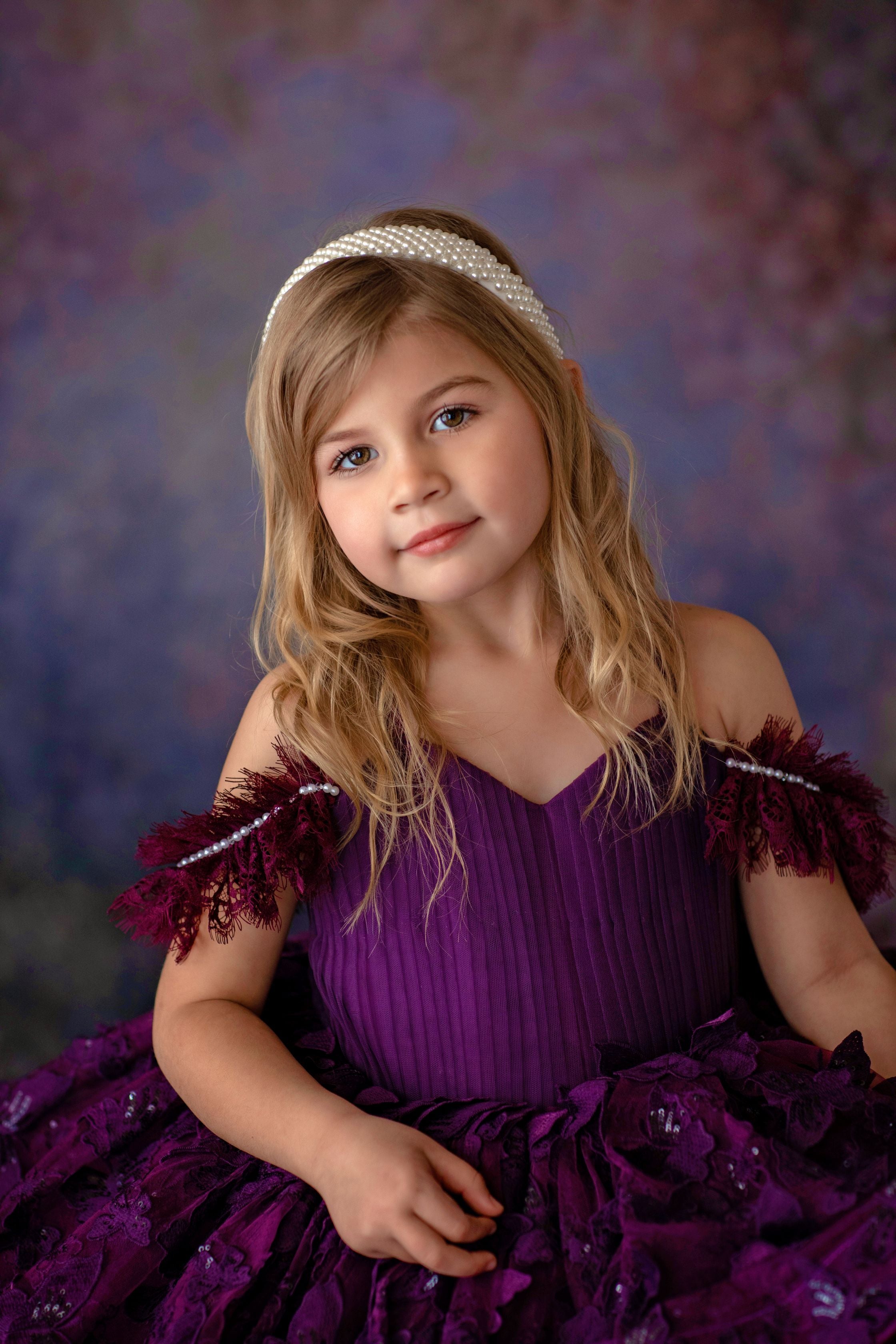 "Butterfly Kisses" - Petal Short Length Dress ( 4 Year - Petite 6 Year)