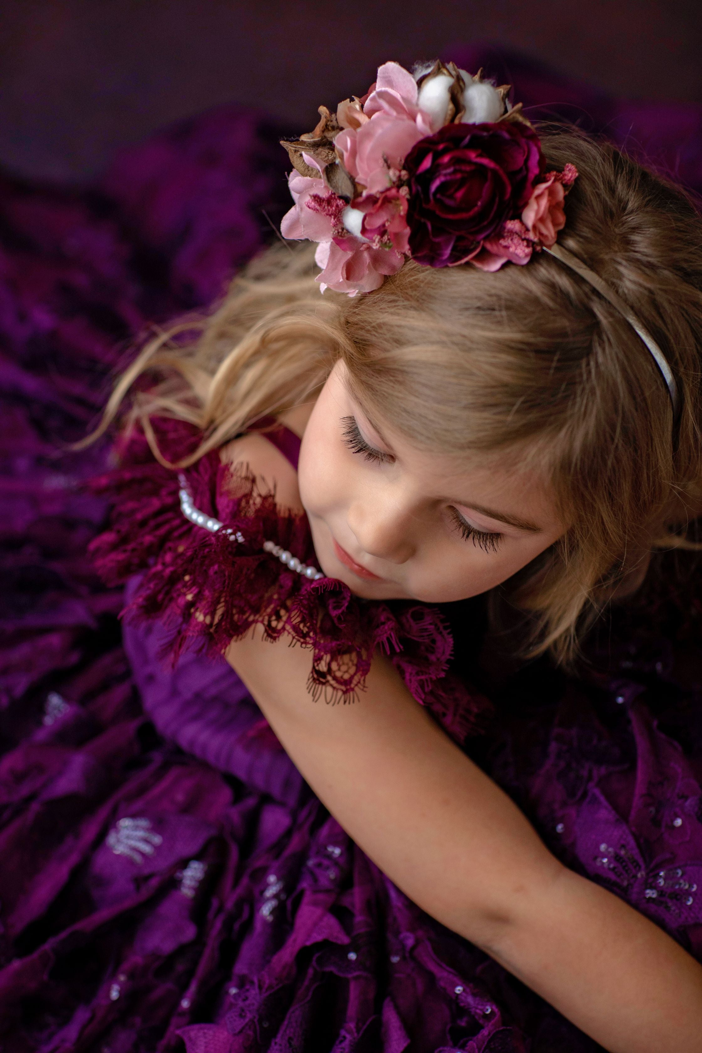 "Butterfly Kisses" - Petal Short Length Dress ( 4 Year - Petite 6 Year)
