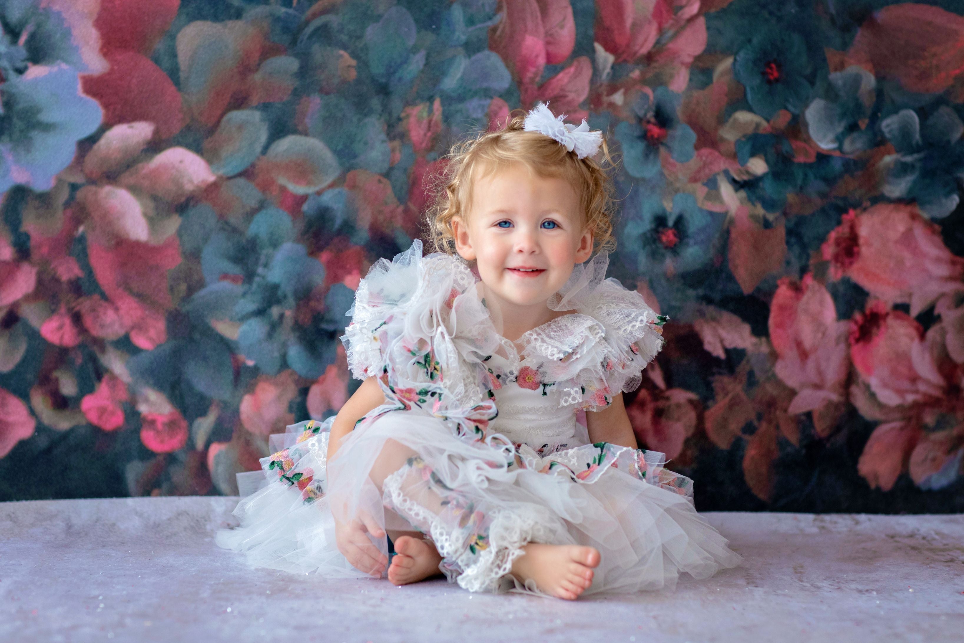 "Siena" Petal Length Dress ( 24month - Petite 3 year) LEGGINGS+BLOOMERS