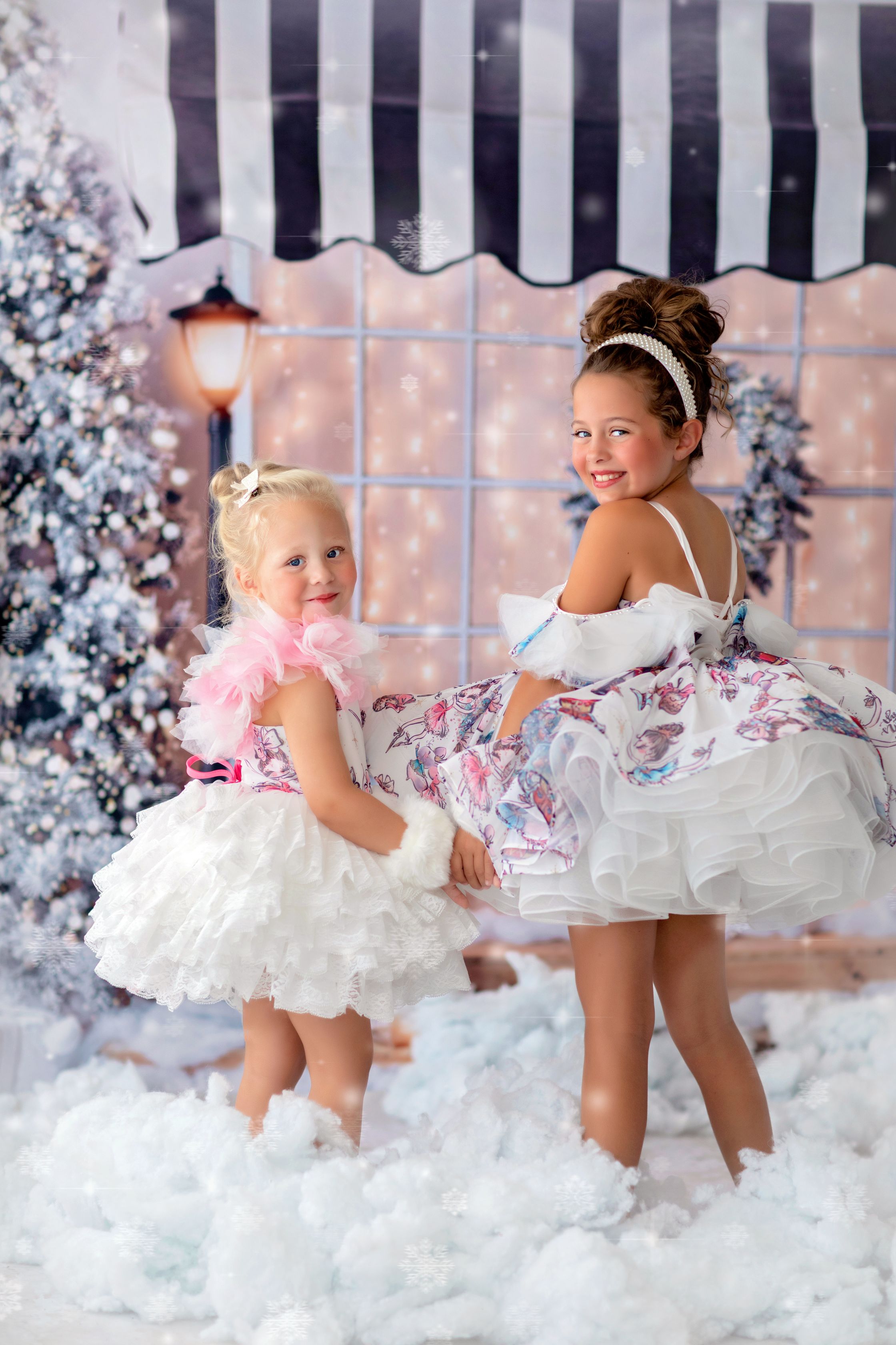 Ballerina Pastel "Nutcracker" -Petal Length Dress ( 4 Year - Petite 5 Year)