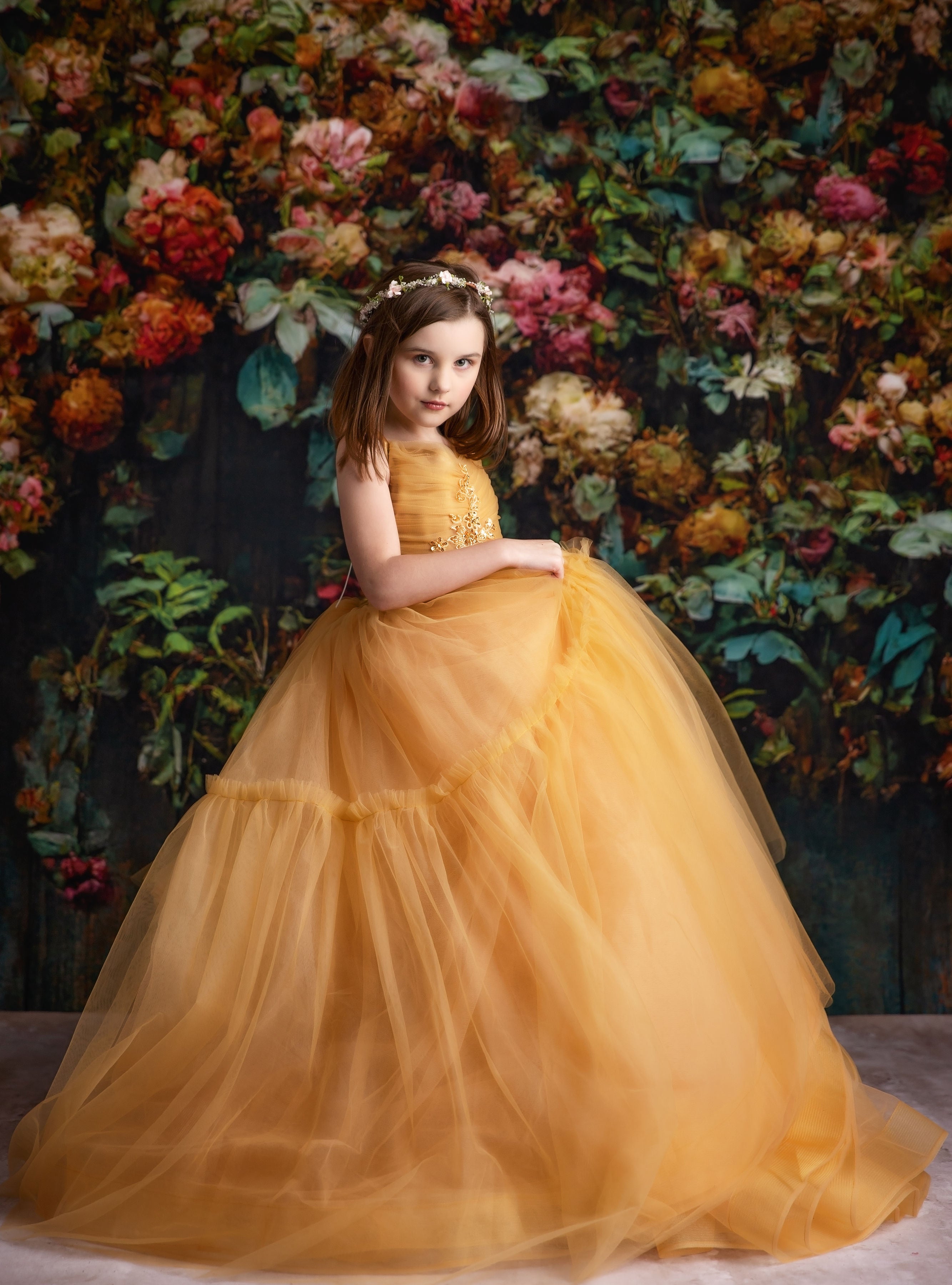 Hillary/Frenchie Solid gown- no applique choose color Editorial Dress, Couture Gown, Special Occasion Dress