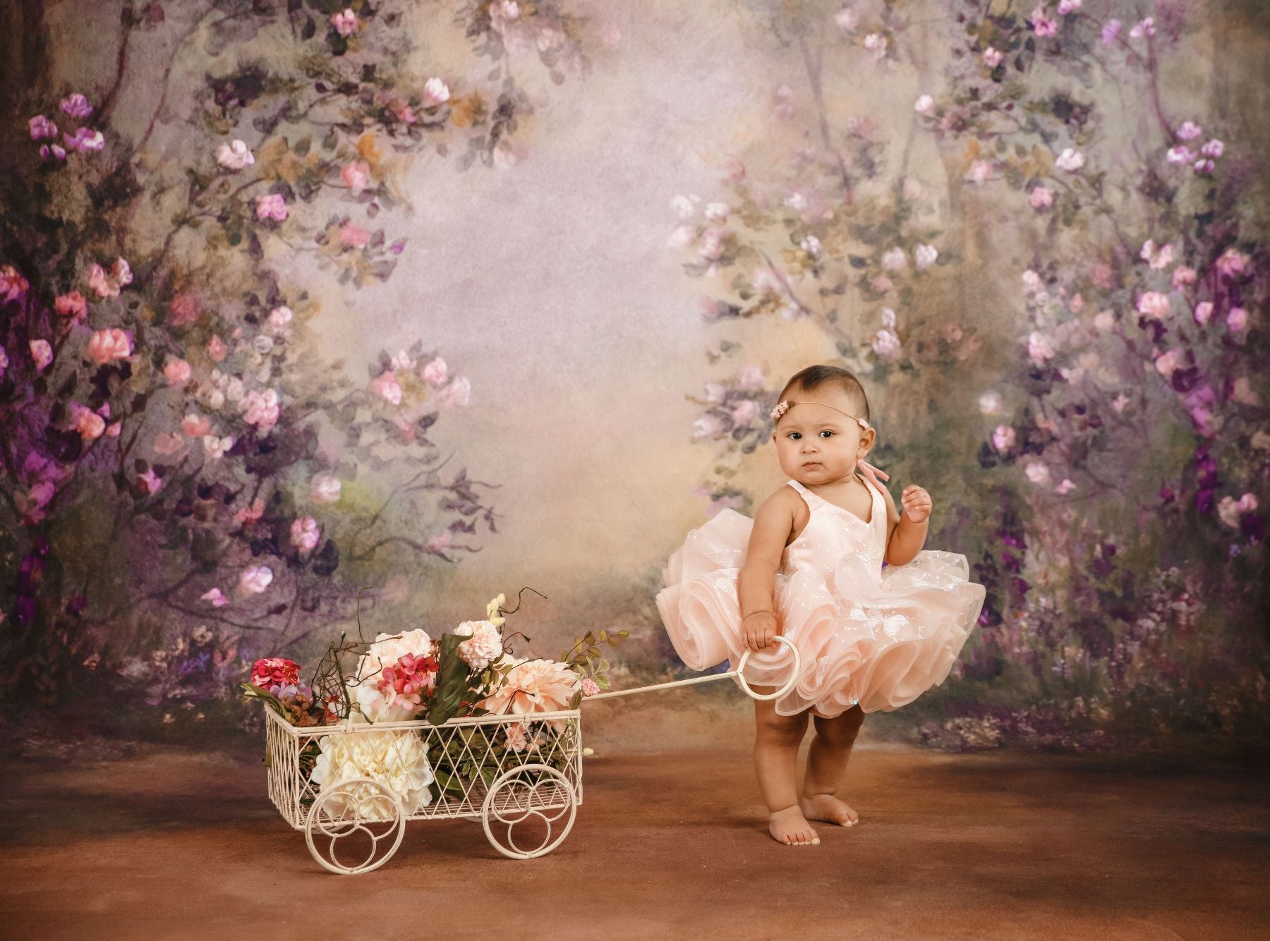 "Vera" Petal Length Dress (8 month - Petite 12 month) with bloomers
