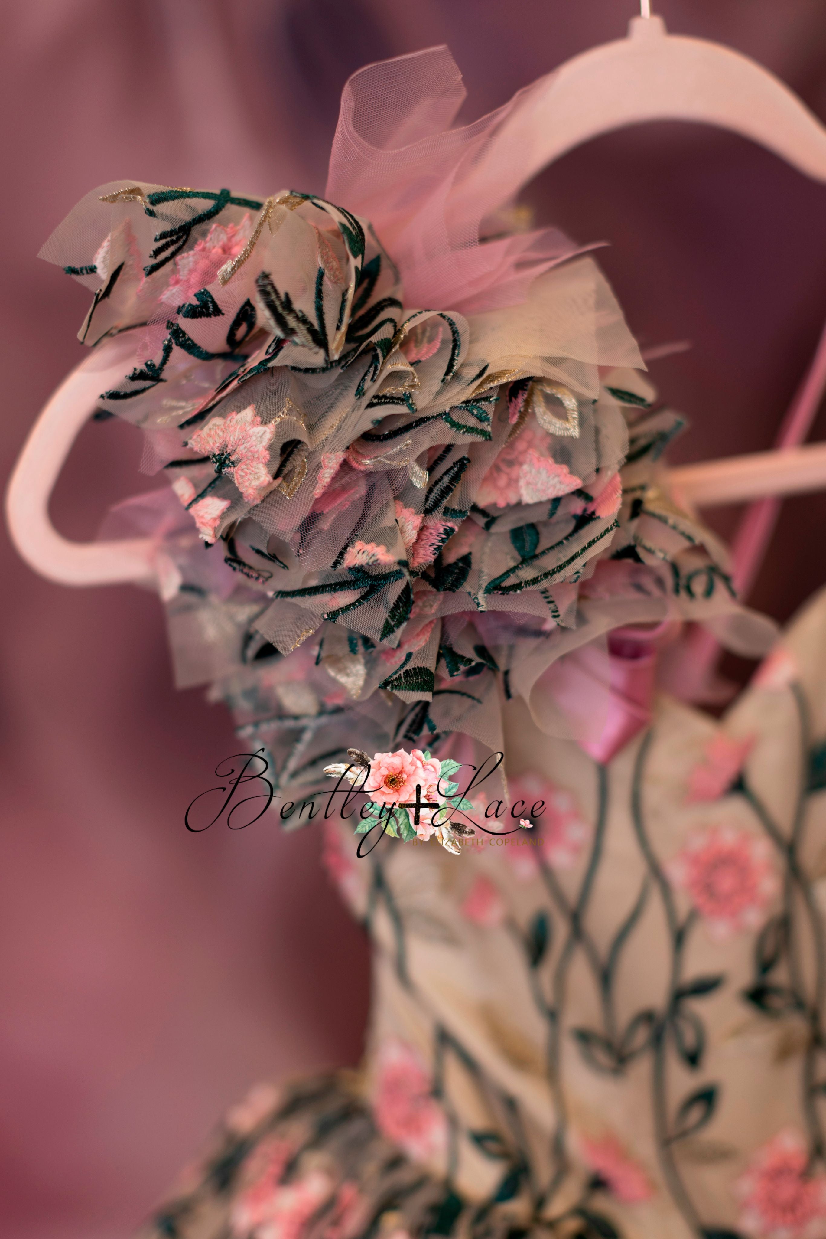 "Dance of the blooms" - Floor Length ( 5 Year - Petite 6 Year)