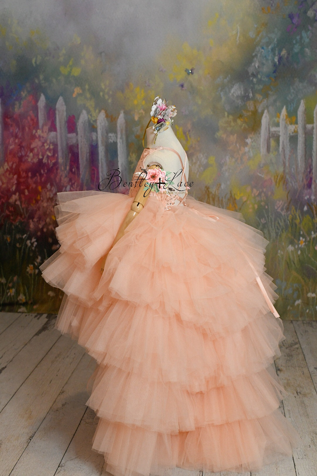 "Star Dazzle"- High Low Length Dress (5 Year - Petite 6 Year)