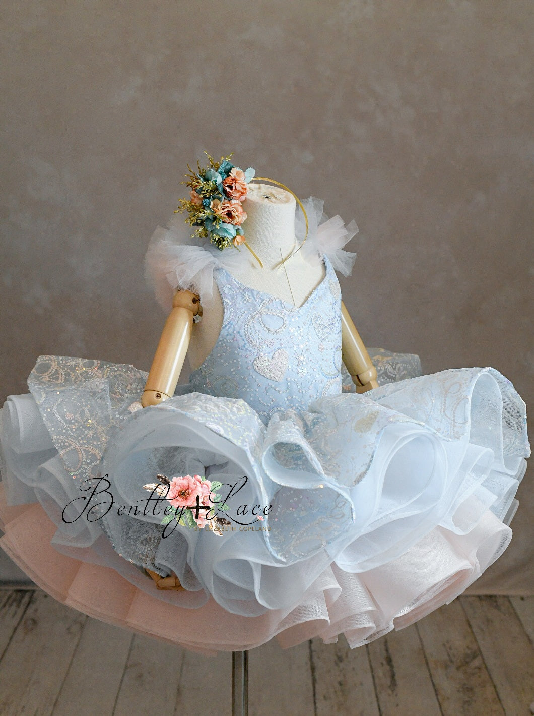 "Birthday Party" - Petal Short Length Dress (4 Year - 5 Year)