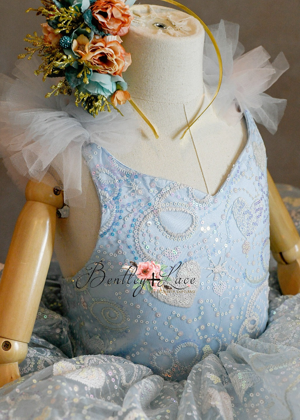 "Birthday Party" - Petal Short Length Dress (4 Year - 5 Year)