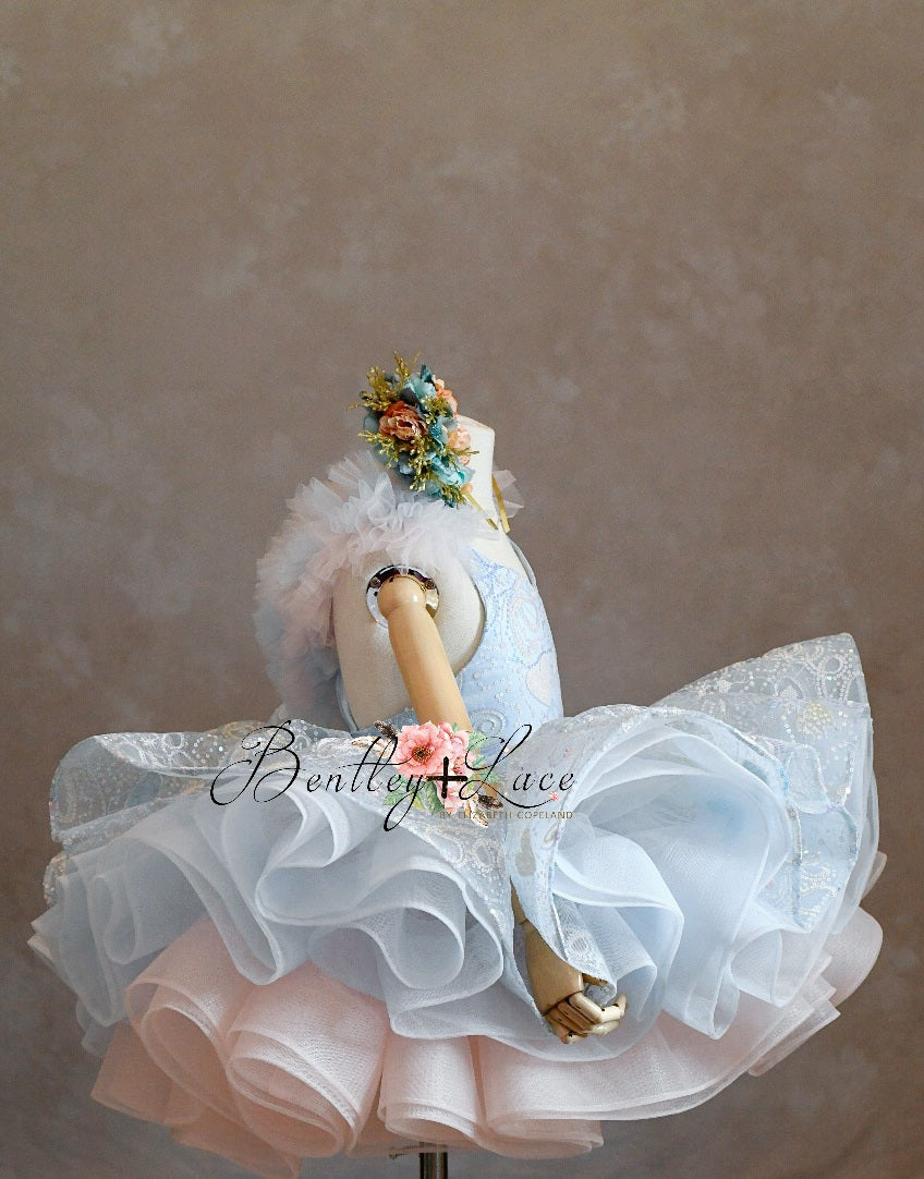 "Birthday Party" - Petal Short Length Dress (4 Year - 5 Year)