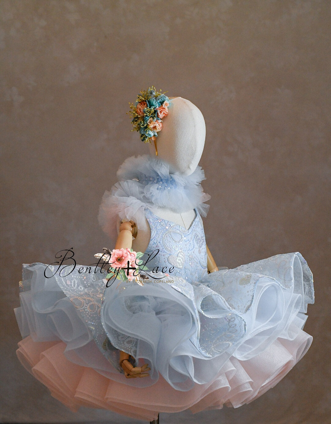 "Birthday Party" - Petal Short Length Dress (4 Year - 5 Year)