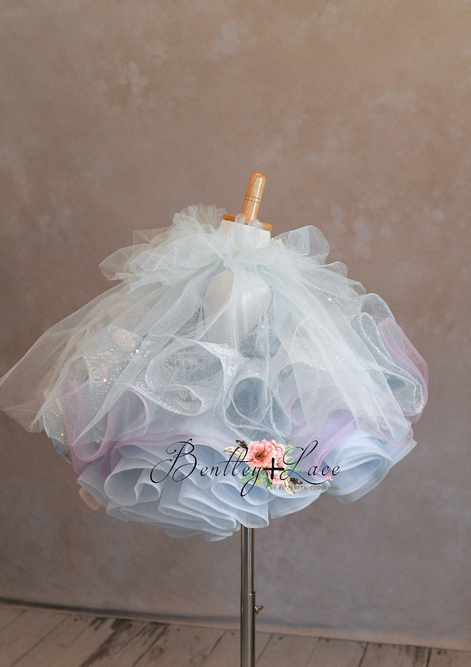 "Birthday Party" - Petal Short Length Dress (1 Year - 2 Year)