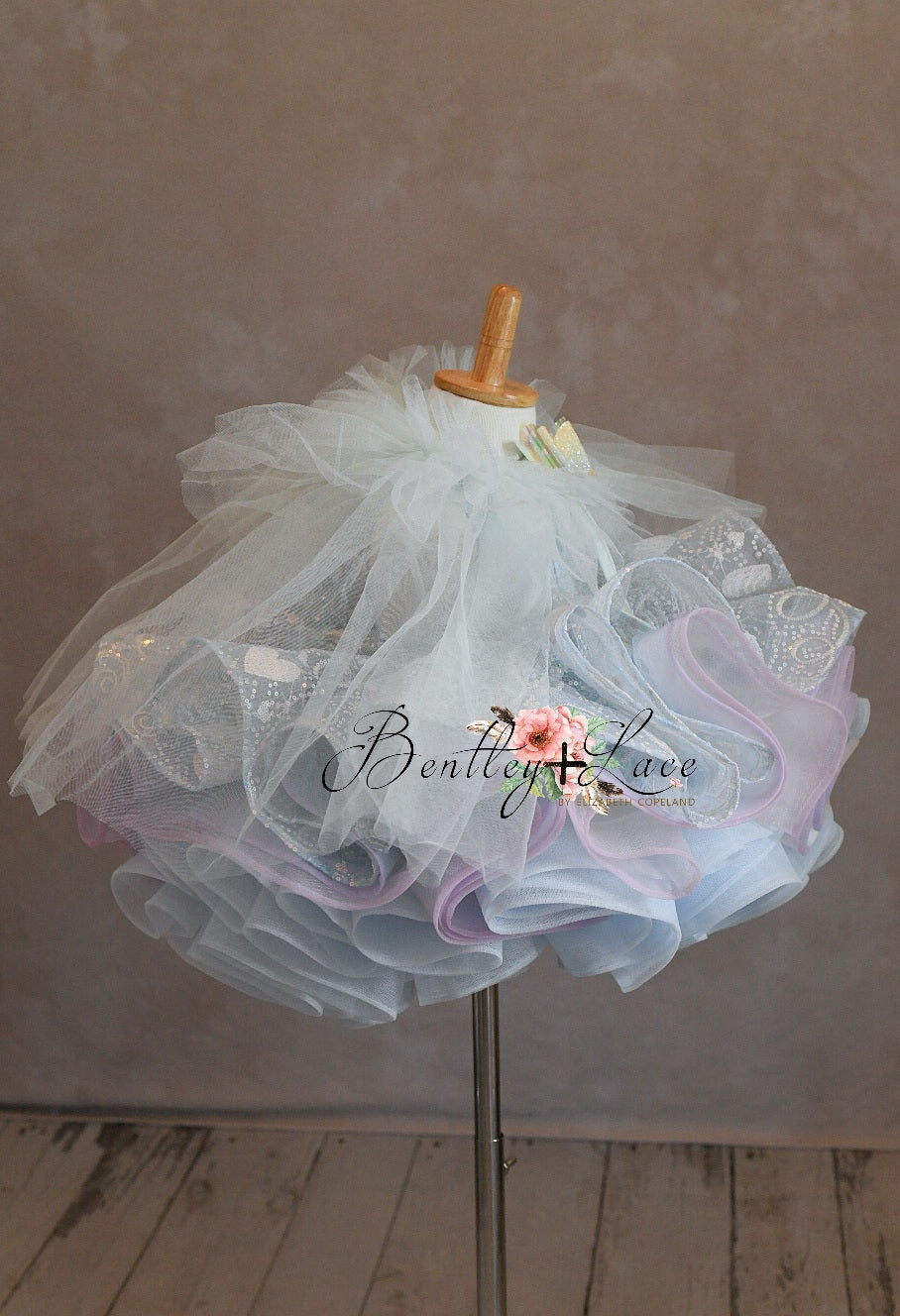 "Birthday Party" - Petal Short Length Dress (1 Year - 2 Year)