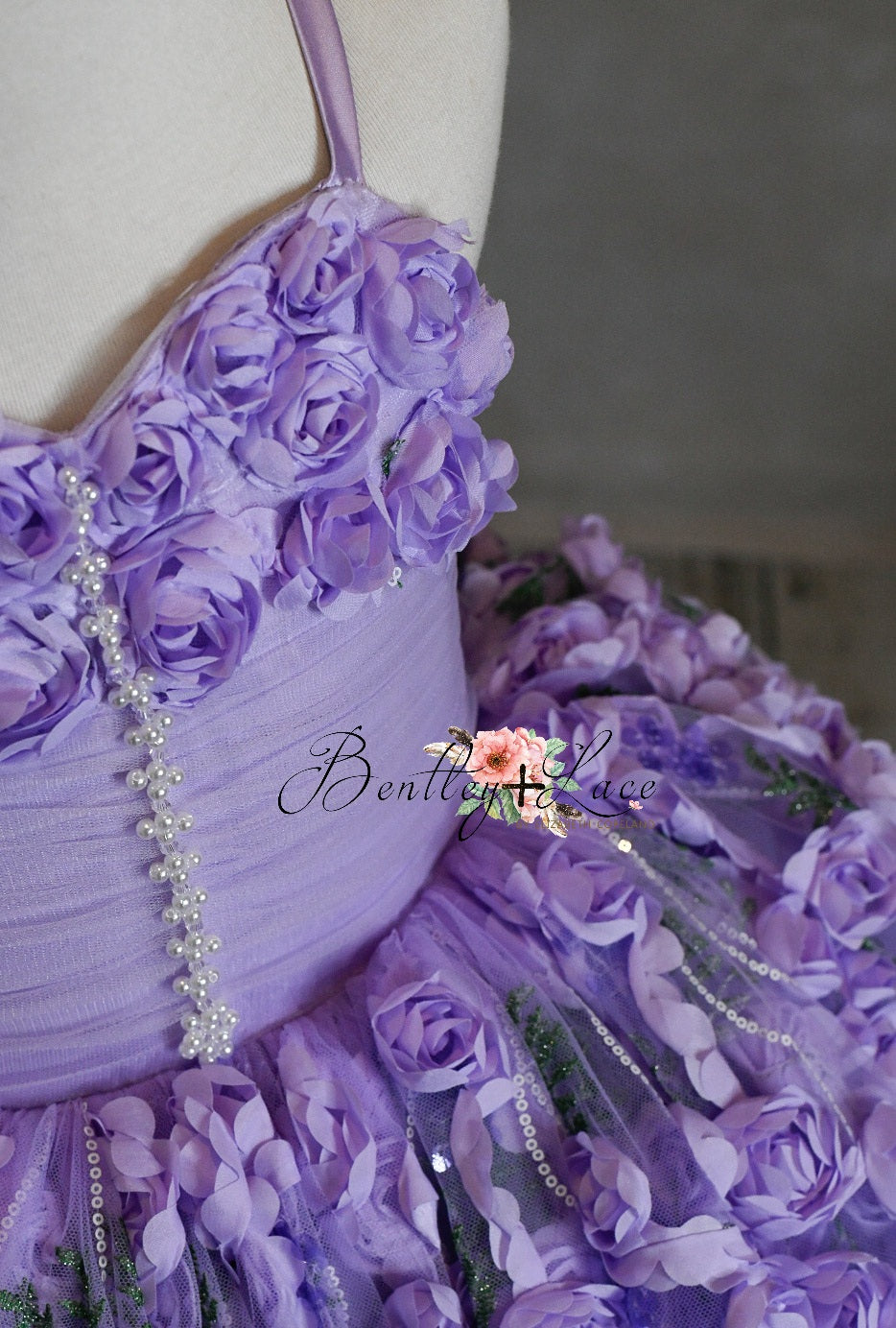 Eva- Floor Length Dress ( 5 Year - Petite 6 Year)