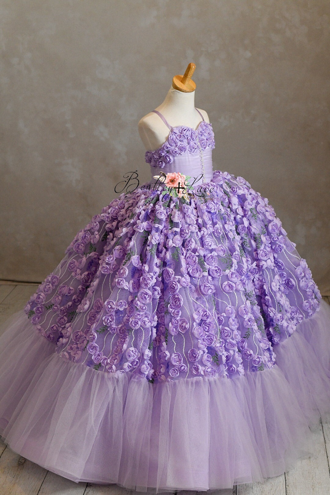 Eva- Floor Length Dress ( 5 Year - Petite 6 Year)