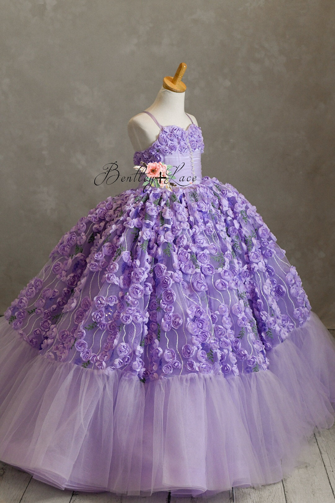 Eva- Floor Length Dress ( 5 Year - Petite 6 Year)