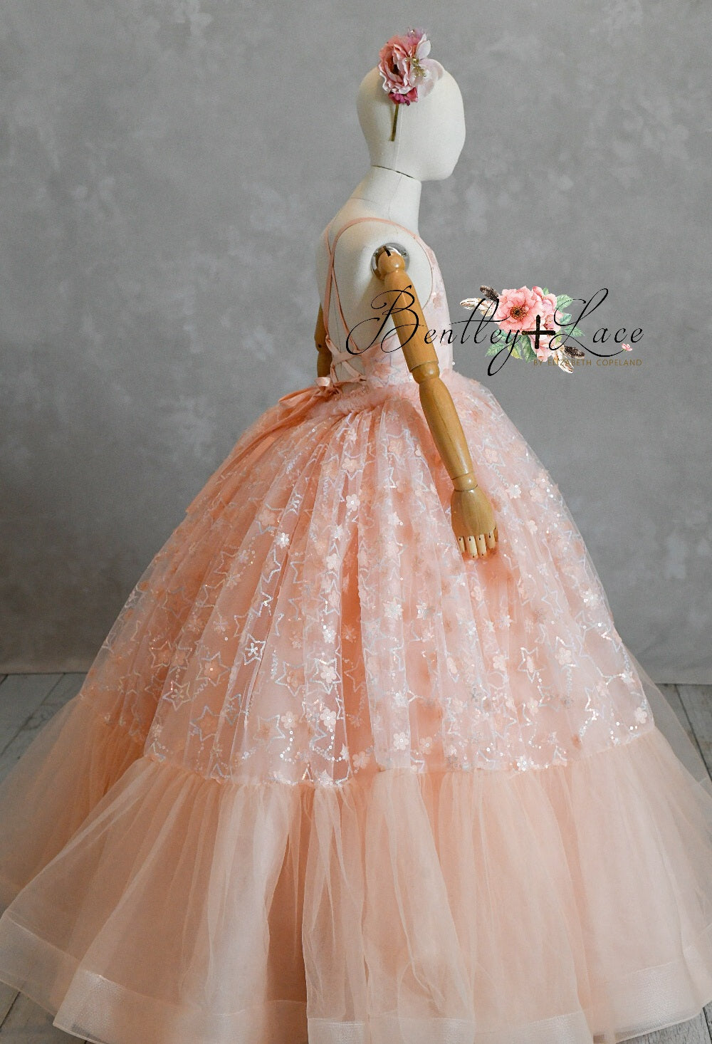 "Stars Collide" - Floor Length ( 6 Year - Petite 8 Year)