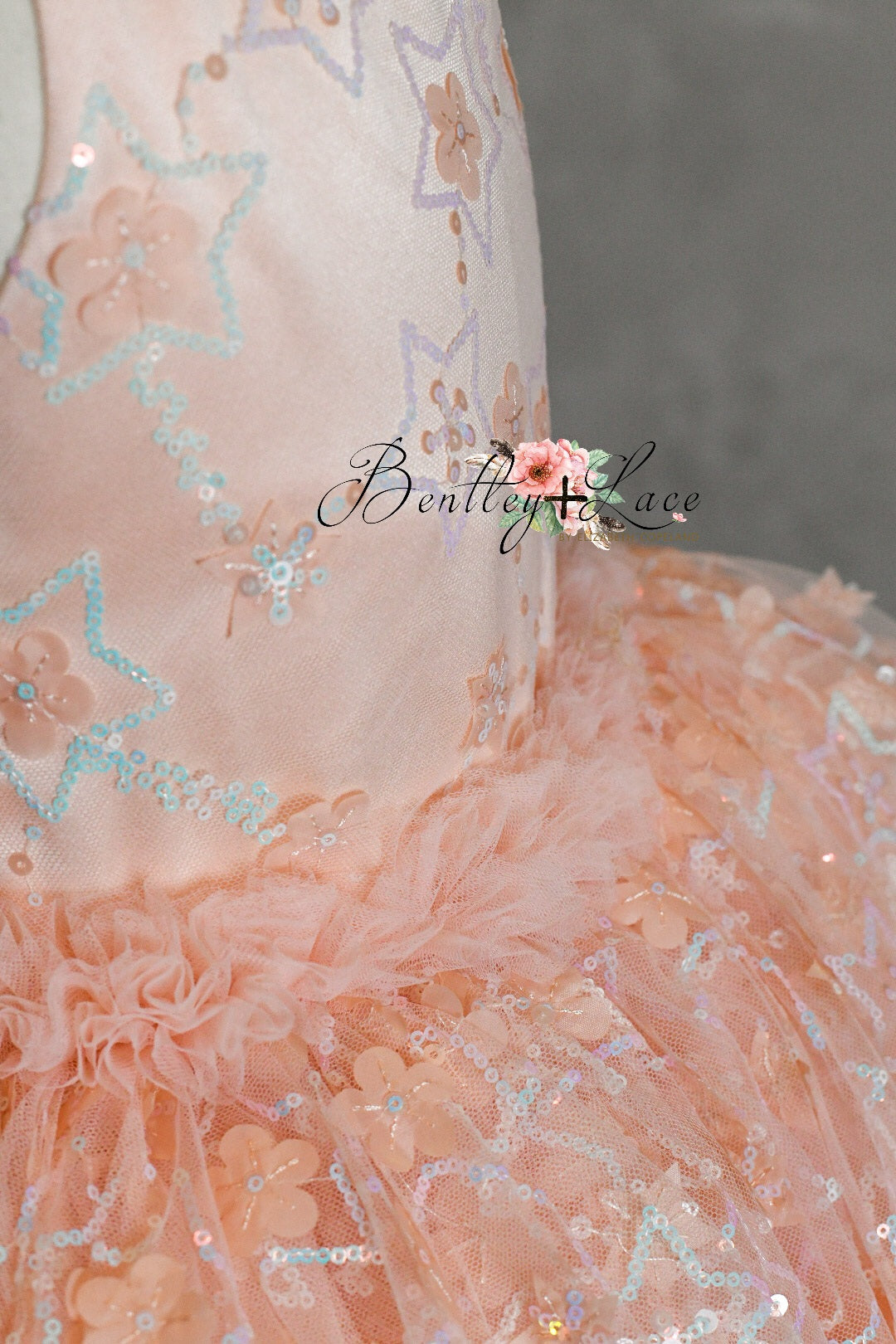 "Stars Collide" - Floor Length ( 6 Year - Petite 8 Year)