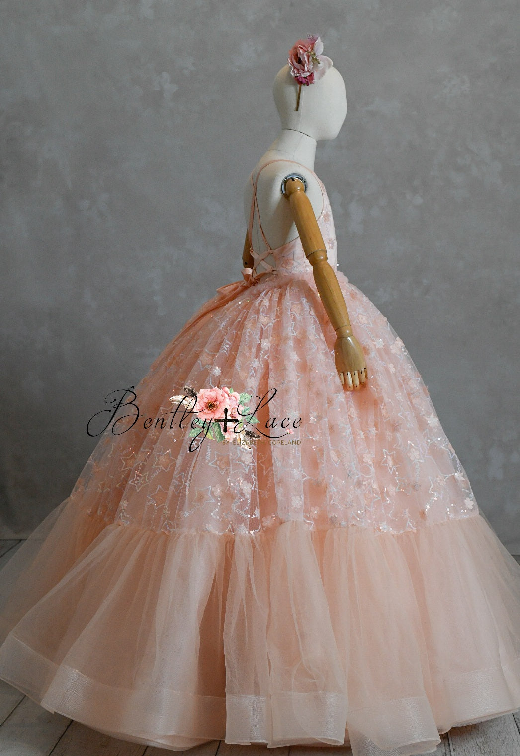 "Stars Collide" - Floor Length ( 6 Year - Petite 8 Year)